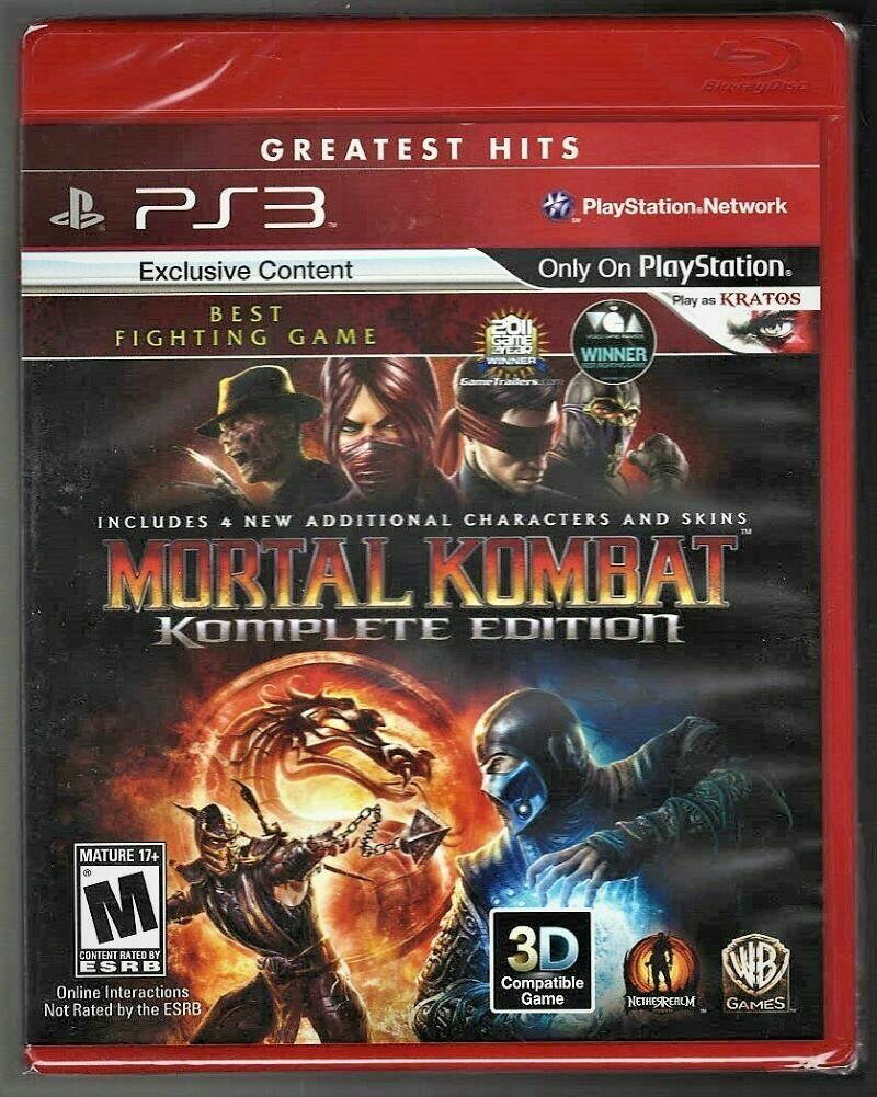 PRODUCT DETAILS 【商品情報】・商品名：Mortal Kombat Komplete Edition (Greatest Hits) - PlayStation 3・対応機種：プレイステーション3（PS3）・仕様：北米版（NTSC-U/C）・言語：英語【コンディション】・新品未開封の海外直輸入品です。・パッケージに輸送によるスレ・小傷がある場合があります。 ■ 北米版ゲームについてのご注意（必ずお読みください） 【北米版 ゲームについてのご注意】こちらの商品は、北米版（海外仕様）のゲームソフトです。・プレイステーション3（PS3）本体はリージョンフリーのため、日本国内の本体でもプレイいただけます。・ゲーム内の表示および音声は、基本的に英語です。日本語には対応していない場合があります。・オンライン機能・ダウンロードコンテンツ等は、アカウントの地域により利用できない場合があります。・海外版であることを理由とした返品・交換はお受けできません。 ■ ご注意 ・掲載画像は実物に近い色味になるよう調整しておりますが、ご利用の環境により差異が生じる場合があります。・複数店舗で在庫を共有しているため、ご注文後に在庫切れとなる場合がございます。・海外倉庫からのお取り寄せのため、発送までに数日〜2〜3週間程度かかる場合があります。 ■ 納期についてお届けの目安を必ずご確認ください。 ご注意 海外からの輸入品となります。海外輸送のため、外箱に軽微なスレ等がある場合がございますが、商品本体には影響ございません。 ※在庫状況は仕入先の在庫情報をもとに出来る限り正確に表示しておりますが、取寄せ商品のため、タイミングによりご注文後に欠品・キャンセルとなる場合がございます。