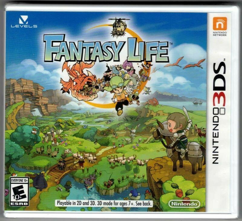 PRODUCT DETAILS 【商品情報】・商品名：Fantasy Life 3DS (Brand New Factory Sealed US Version) Nintendo 3DS・対応機種：ニンテンドー3DS（3DS）・仕様：北米版（NTSC-U/C）・言語：英語【コンディション】・新品未開封の海外直輸入品です。・パッケージに輸送によるスレ・小傷がある場合があります。 ■ 北米版ゲームについてのご注意（必ずお読みください） 【北米版 ゲームについてのご注意】こちらの商品は、海外仕様のゲームソフトです。・ニンテンドー3DS（3DS）は本体にリージョン制限があるため、日本国内の本体では通常そのままプレイすることはできません。・北米版の本体など、ソフトに対応した本体が必要です。・ゲーム内の表示および音声は、基本的に英語などの外国語です。日本語には対応していない場合があります。・映像方式や接続するテレビ・モニターによっては、正常に表示されない場合があります。・海外版であることや、お手持ちの本体で使用できないことを理由とした返品・交換はお受けできません。 ■ ご注意 ・掲載画像は実物に近い色味になるよう調整しておりますが、ご利用の環境により差異が生じる場合があります。・複数店舗で在庫を共有しているため、ご注文後に在庫切れとなる場合がございます。・海外倉庫からのお取り寄せのため、発送までに数日〜2〜3週間程度かかる場合があります。 ■ 納期についてお届けの目安を必ずご確認ください。 ご注意 海外からの輸入品となります。海外輸送のため、外箱に軽微なスレ等がある場合がございますが、商品本体には影響ございません。 ※在庫状況は仕入先の在庫情報をもとに出来る限り正確に表示しておりますが、取寄せ商品のため、タイミングによりご注文後に欠品・キャンセルとなる場合がございます。