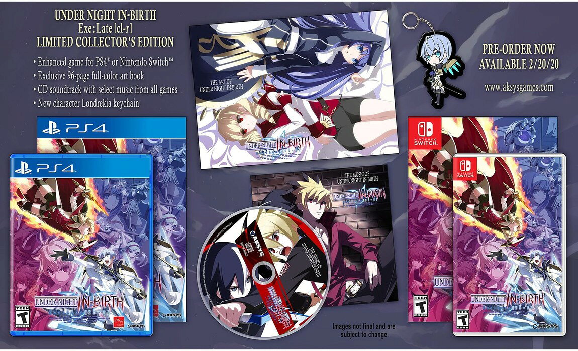 Under Night In-Birth Exe: Late[Cl-R] - PlayStation 4 Collectors Edition 北米版 PS4 プレイステーション4 海外版ソフト