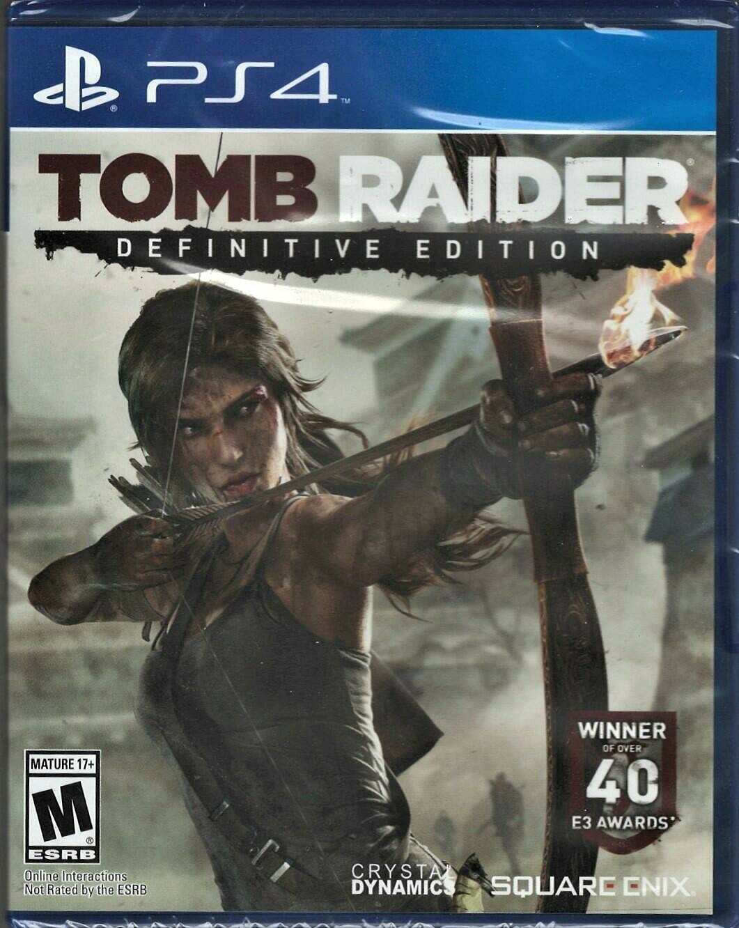 Tomb Raider: Definitive Edition PS4 (Brand New Factory Sealed US Version) PlaySt 北米版 PS4 プレイステーション4 海外版ソフト