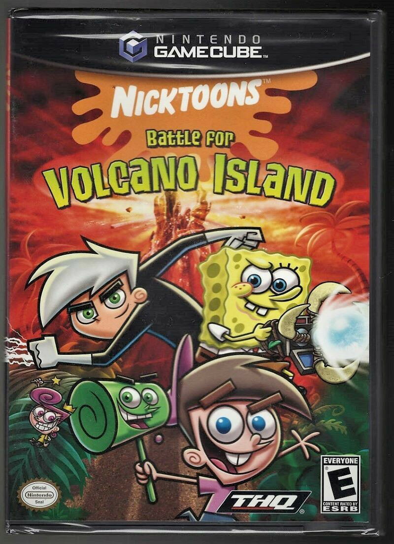 Nicktoons Battle For Volcano Island NGC (Brand New Factory Sealed US Version) Ga 北米版 GameCube ゲームキューブ 海外版ソフト