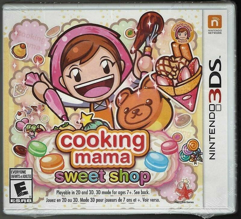 PRODUCT DETAILS 【商品情報】・商品名：Cooking Mama: Sweet Shop 3DS (Brand New Factory Sealed US Version) Nintendo 3DS,・対応機種：ニンテンドー3DS（3DS）・仕様：北米版（NTSC-U/C）・言語：英語【コンディション】・新品未開封の海外直輸入品です。・パッケージに輸送によるスレ・小傷がある場合があります。 ■ 北米版ゲームについてのご注意（必ずお読みください） 【北米版 ゲームについてのご注意】こちらの商品は、海外仕様のゲームソフトです。・ニンテンドー3DS（3DS）は本体にリージョン制限があるため、日本国内の本体では通常そのままプレイすることはできません。・北米版の本体など、ソフトに対応した本体が必要です。・ゲーム内の表示および音声は、基本的に英語などの外国語です。日本語には対応していない場合があります。・映像方式や接続するテレビ・モニターによっては、正常に表示されない場合があります。・海外版であることや、お手持ちの本体で使用できないことを理由とした返品・交換はお受けできません。 ■ ご注意 ・掲載画像は実物に近い色味になるよう調整しておりますが、ご利用の環境により差異が生じる場合があります。・複数店舗で在庫を共有しているため、ご注文後に在庫切れとなる場合がございます。・海外倉庫からのお取り寄せのため、発送までに数日〜2〜3週間程度かかる場合があります。 ■ 納期についてお届けの目安を必ずご確認ください。 ご注意 海外からの輸入品となります。海外輸送のため、外箱に軽微なスレ等がある場合がございますが、商品本体には影響ございません。 ※在庫状況は仕入先の在庫情報をもとに出来る限り正確に表示しておりますが、取寄せ商品のため、タイミングによりご注文後に欠品・キャンセルとなる場合がございます。