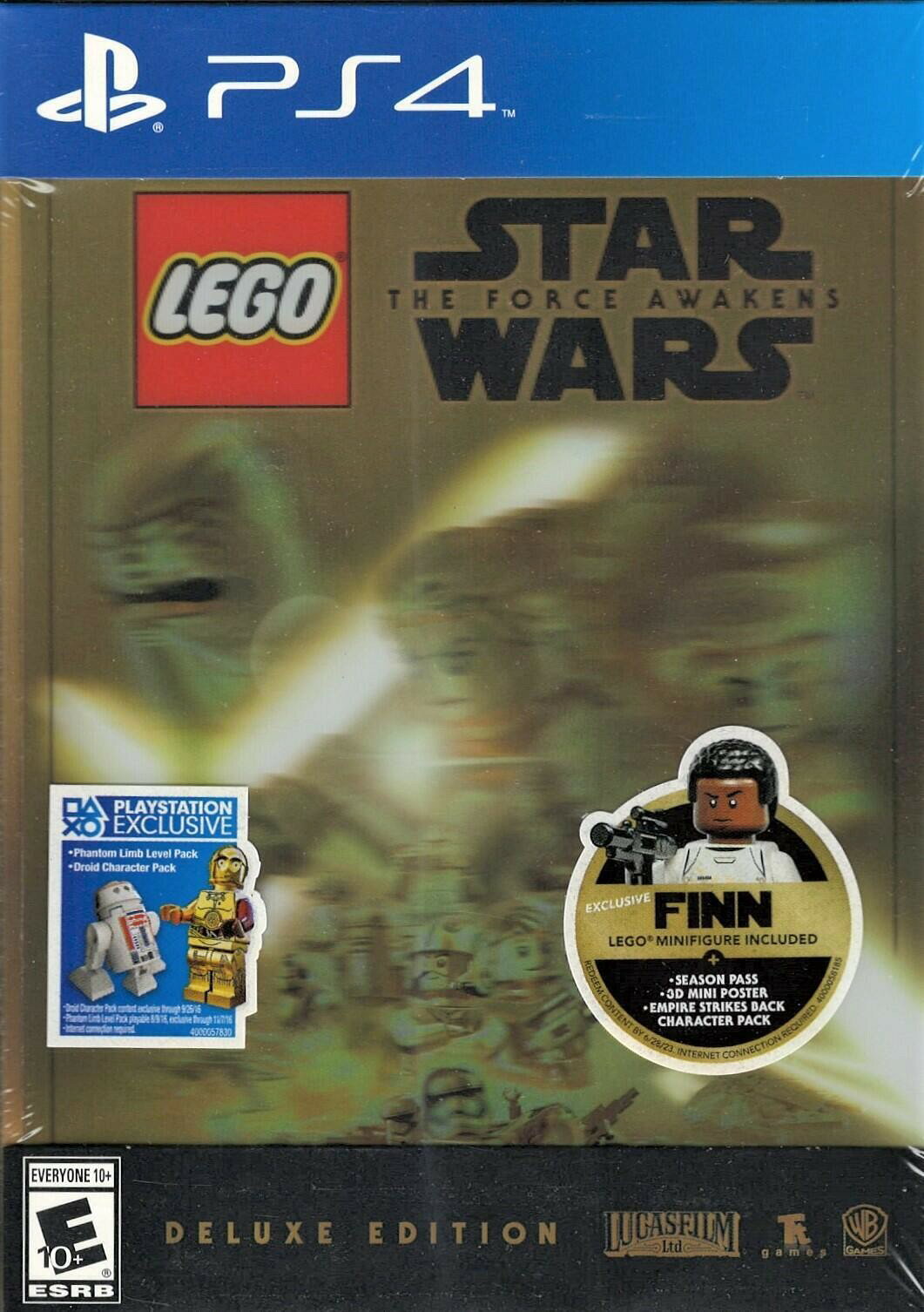 PRODUCT DETAILS 【商品情報】・商品名：LEGO Star Wars: Force Awakens Deluxe Edition PS4 (Brand New Factory Sealed US Ve・対応機種：プレイステーション4（PS4）・仕様：北米版（NTSC-U/C）・言語：英語【コンディション】・新品未開封の海外直輸入品です。・パッケージに輸送によるスレ・小傷がある場合があります。 ■ 北米版ゲームについてのご注意（必ずお読みください） 【北米版 ゲームについてのご注意】こちらの商品は、北米版（海外仕様）のゲームソフトです。・プレイステーション4（PS4）本体はリージョンフリーのため、日本国内の本体でもプレイいただけます。・ゲーム内の表示および音声は、基本的に英語です。日本語には対応していない場合があります。・オンライン機能・ダウンロードコンテンツ等は、アカウントの地域により利用できない場合があります。・海外版であることを理由とした返品・交換はお受けできません。 ■ ご注意 ・掲載画像は実物に近い色味になるよう調整しておりますが、ご利用の環境により差異が生じる場合があります。・複数店舗で在庫を共有しているため、ご注文後に在庫切れとなる場合がございます。・海外倉庫からのお取り寄せのため、発送までに数日〜2〜3週間程度かかる場合があります。 ■ 納期についてお届けの目安を必ずご確認ください。 ご注意 海外からの輸入品となります。海外輸送のため、外箱に軽微なスレ等がある場合がございますが、商品本体には影響ございません。 ※在庫状況は仕入先の在庫情報をもとに出来る限り正確に表示しておりますが、取寄せ商品のため、タイミングによりご注文後に欠品・キャンセルとなる場合がございます。