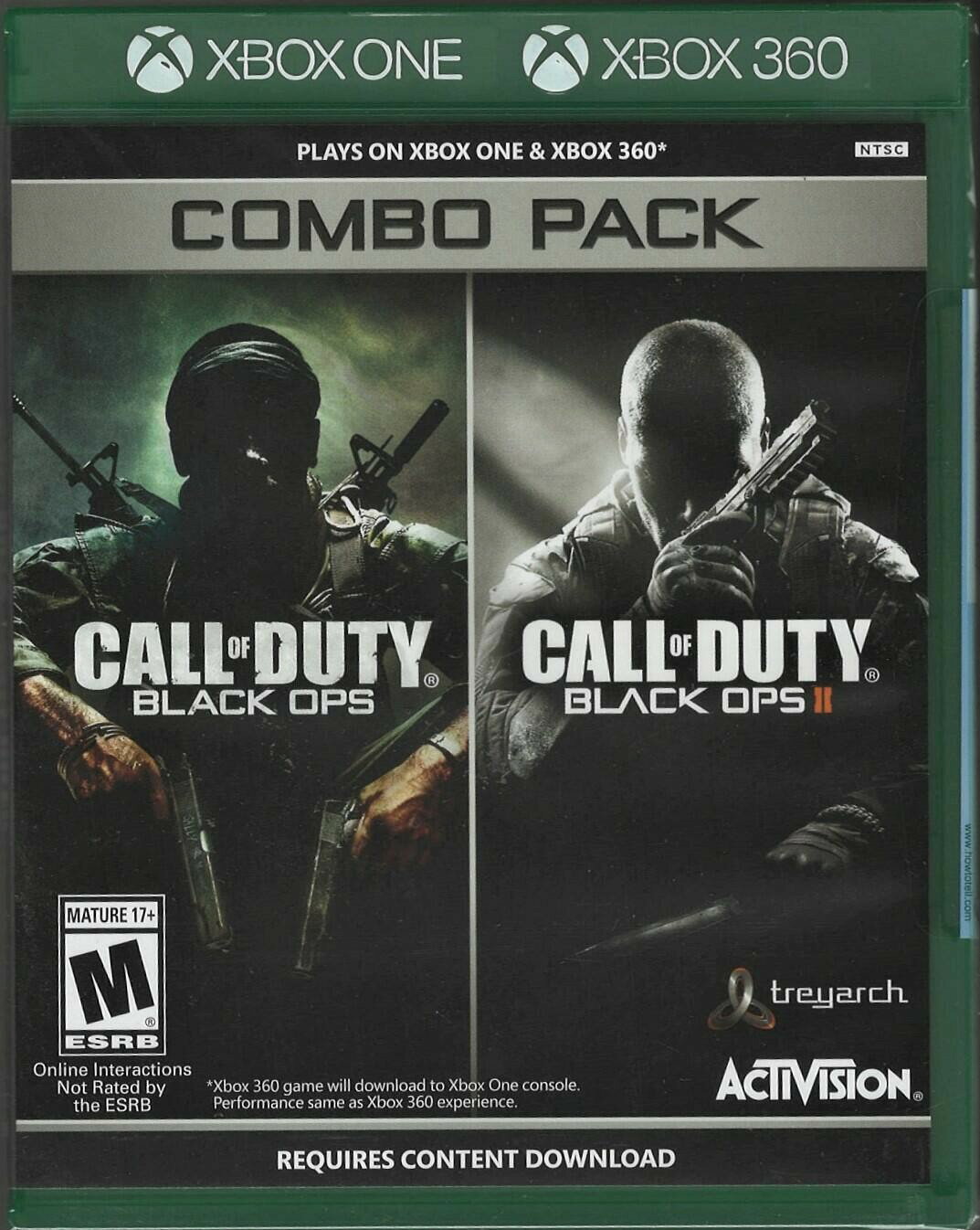 Call of Duty: Black Ops 1 & 2 Combo Pack X360/Xbox One (Brand New Factory Sealed 北米版 Xbox One Xbox One 海外版ソフト