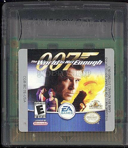 James Bond 007: The World Is Not Enough - Game Boy Color 北米版 GBC ゲームボーイカラー 海外版ソフト