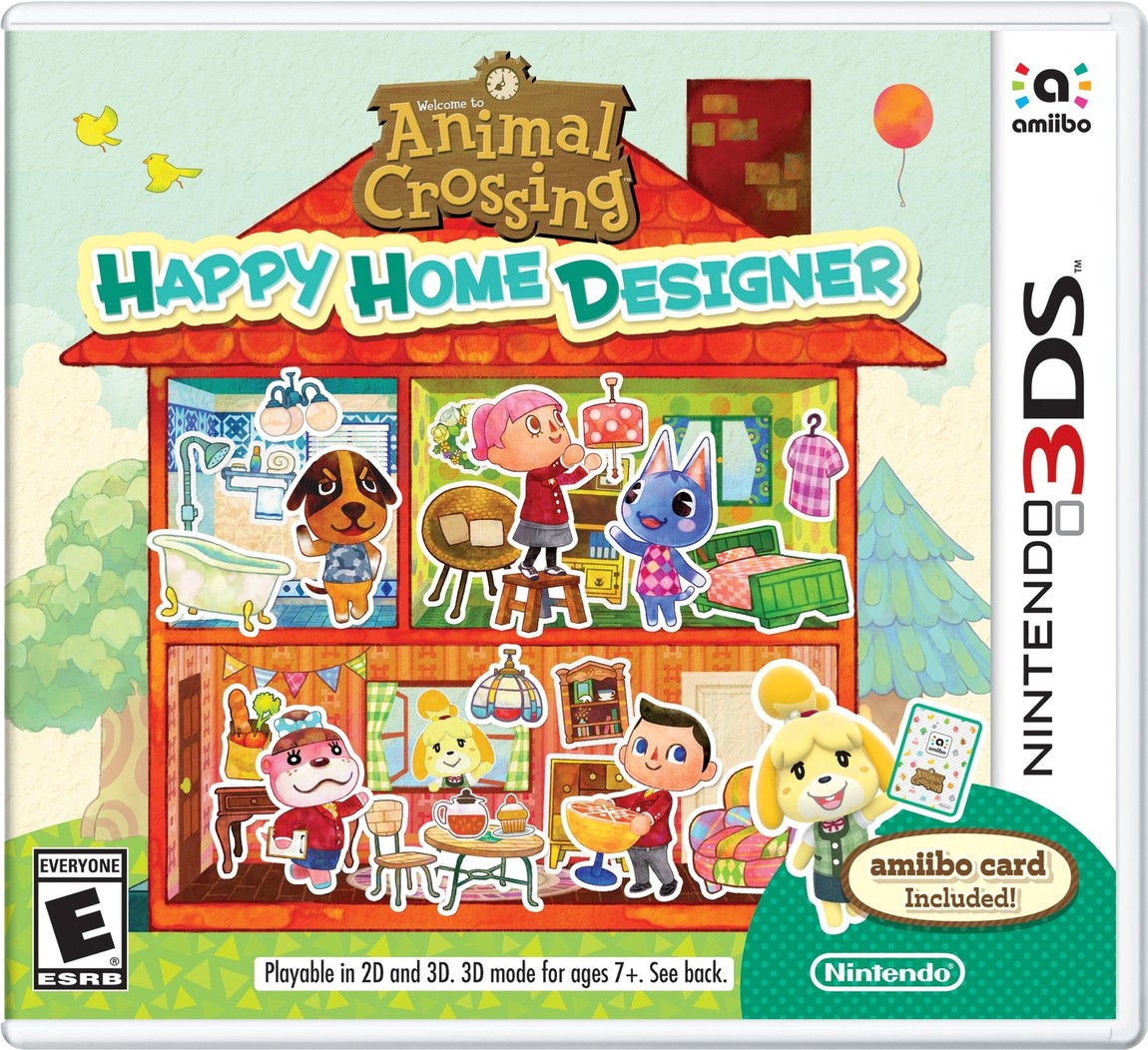 PRODUCT DETAILS 【商品情報】・商品名：Animal Crossing: Happy Home Designer - Nintendo 3DS・対応機種：ニンテンドー3DS（3DS）・仕様：北米版（NTSC-U/C）・言語：英語【コンディション】・新品未開封の海外直輸入品です。・パッケージに輸送によるスレ・小傷がある場合があります。 ■ 北米版ゲームについてのご注意（必ずお読みください） 【北米版 ゲームについてのご注意】こちらの商品は、海外仕様のゲームソフトです。・ニンテンドー3DS（3DS）は本体にリージョン制限があるため、日本国内の本体では通常そのままプレイすることはできません。・北米版の本体など、ソフトに対応した本体が必要です。・ゲーム内の表示および音声は、基本的に英語などの外国語です。日本語には対応していない場合があります。・映像方式や接続するテレビ・モニターによっては、正常に表示されない場合があります。・海外版であることや、お手持ちの本体で使用できないことを理由とした返品・交換はお受けできません。 ■ ご注意 ・掲載画像は実物に近い色味になるよう調整しておりますが、ご利用の環境により差異が生じる場合があります。・複数店舗で在庫を共有しているため、ご注文後に在庫切れとなる場合がございます。・海外倉庫からのお取り寄せのため、発送までに数日〜2〜3週間程度かかる場合があります。 ■ 納期についてお届けの目安を必ずご確認ください。 ご注意 海外からの輸入品となります。海外輸送のため、外箱に軽微なスレ等がある場合がございますが、商品本体には影響ございません。 ※在庫状況は仕入先の在庫情報をもとに出来る限り正確に表示しておりますが、取寄せ商品のため、タイミングによりご注文後に欠品・キャンセルとなる場合がございます。