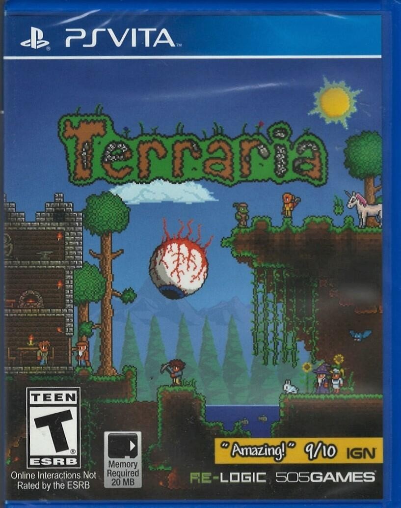 Terraria - PlayStation Vita 北米版 PS Vita PSVita 海外版ソフト