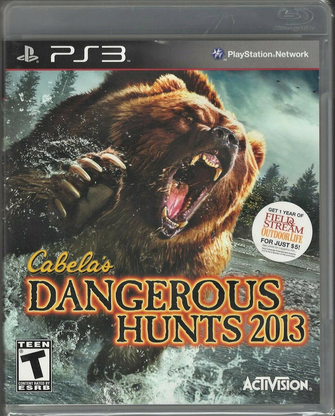 Cabela''s Dangerous Hunts 2013 PS3 (Brand New Factory Sealed US Version) PlaySta 北米版 PS3 プレイステーション3 海外版ソフト