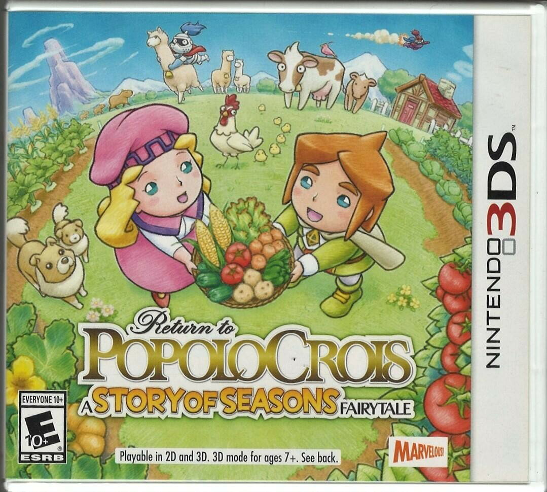Return to PopoloCrois: A Story of Seasons Fairytale - Nintendo 3DS 北米版 3DS ニンテンドー3DS 海外版ソフト