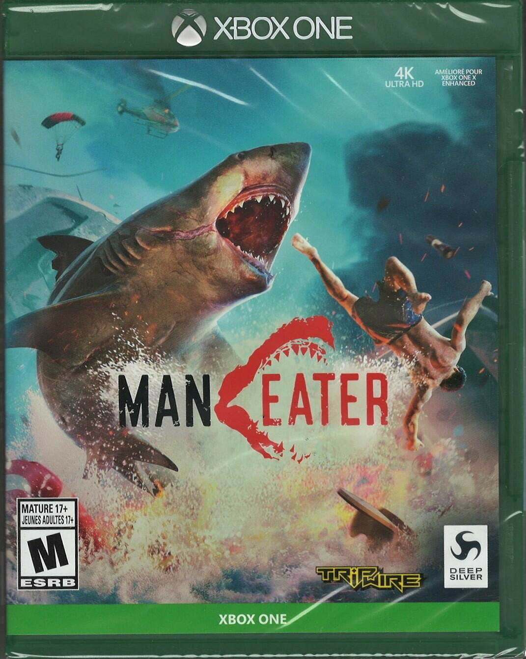 PRODUCT DETAILS 【商品情報】・商品名：Maneater Xbox One (Brand New Factory Sealed US Version) Xbox One,Xbox One・対応機種：Xbox One（Xbox One）・仕様：北米版（NTSC-U/C）・言語：英語【コンディション】・新品未開封の海外直輸入品です。・パッケージに輸送によるスレ・小傷がある場合があります。 ■ 北米版ゲームについてのご注意（必ずお読みください） 【北米版 ゲームについてのご注意】こちらの商品は、北米版（海外仕様）のゲームソフトです。・Xbox One（Xbox One）本体はリージョンフリーのため、日本国内の本体でもプレイいただけます。・ゲーム内の表示および音声は、基本的に英語です。日本語には対応していない場合があります。・オンライン機能・ダウンロードコンテンツ等は、アカウントの地域により利用できない場合があります。・海外版であることを理由とした返品・交換はお受けできません。 ■ ご注意 ・掲載画像は実物に近い色味になるよう調整しておりますが、ご利用の環境により差異が生じる場合があります。・複数店舗で在庫を共有しているため、ご注文後に在庫切れとなる場合がございます。・海外倉庫からのお取り寄せのため、発送までに数日〜2〜3週間程度かかる場合があります。 ■ 納期についてお届けの目安を必ずご確認ください。 ご注意 海外からの輸入品となります。海外輸送のため、外箱に軽微なスレ等がある場合がございますが、商品本体には影響ございません。 ※在庫状況は仕入先の在庫情報をもとに出来る限り正確に表示しておりますが、取寄せ商品のため、タイミングによりご注文後に欠品・キャンセルとなる場合がございます。