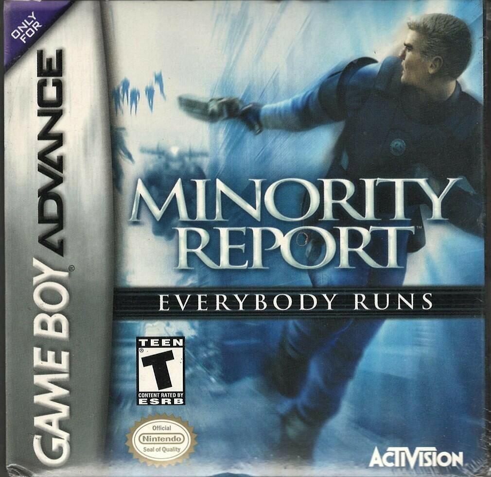 Minority Report - Game Boy Advance 北米版 GBA ゲームボーイアドバンス 海外版ソフト