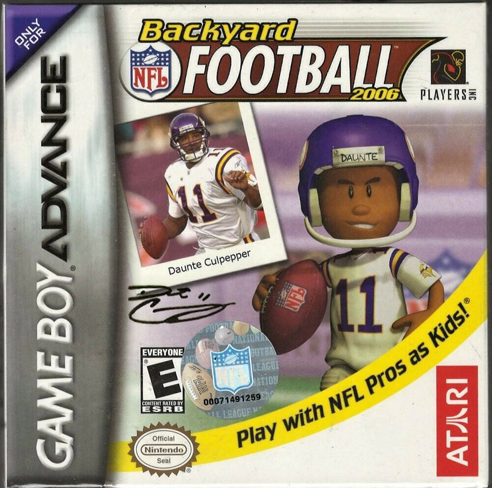 Backyard Football 2006 GBA (Brand New Factory Sealed US Version) Game Boy Advanc 北米版 GBA ゲームボーイアドバンス 海外版ソフト