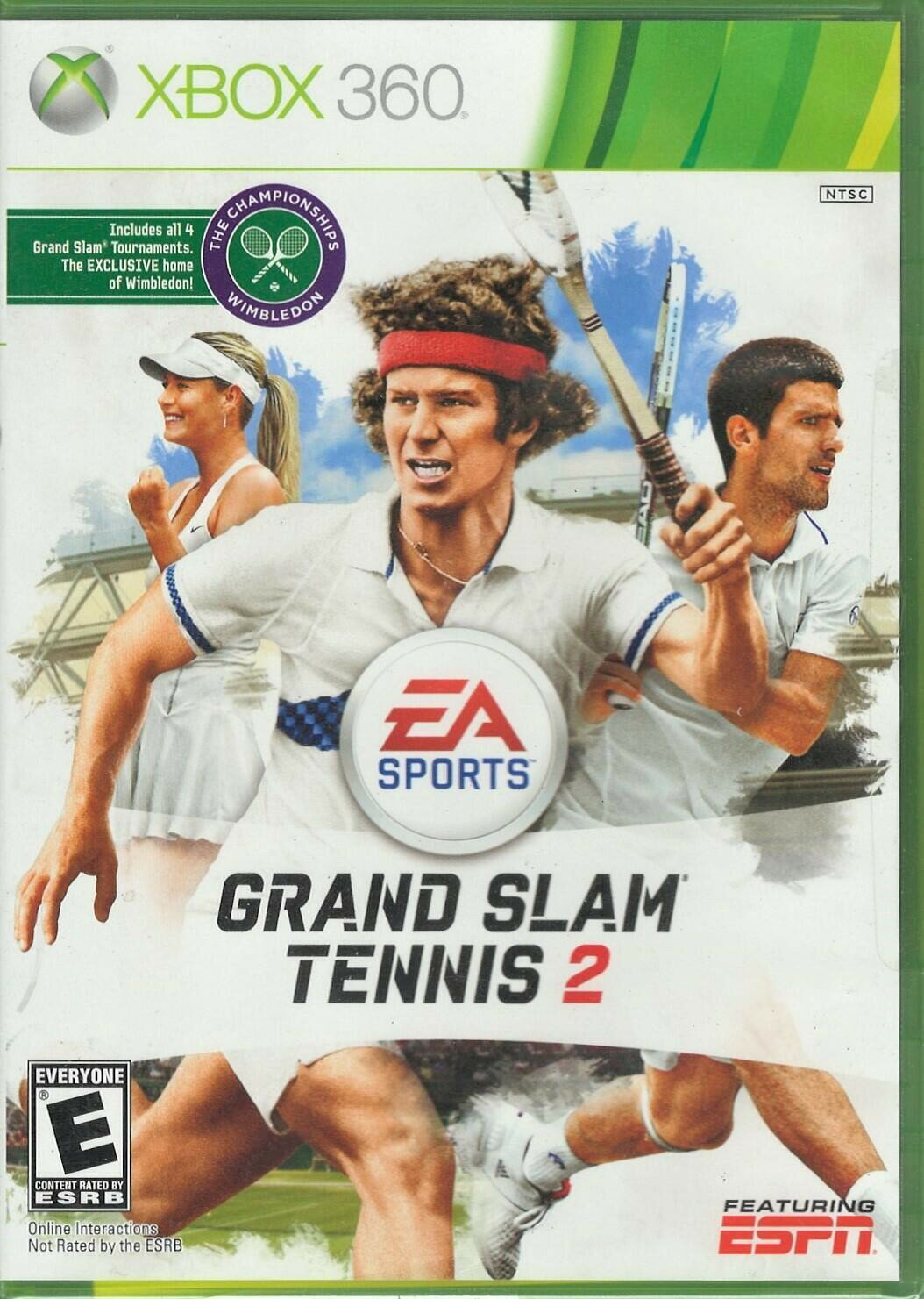 Grand Slam Tennis 2 Xbox 360 (Brand New Factory Sealed US Version) Xbox 360 北米版 Xbox 360 Xbox360 海外版ソフト