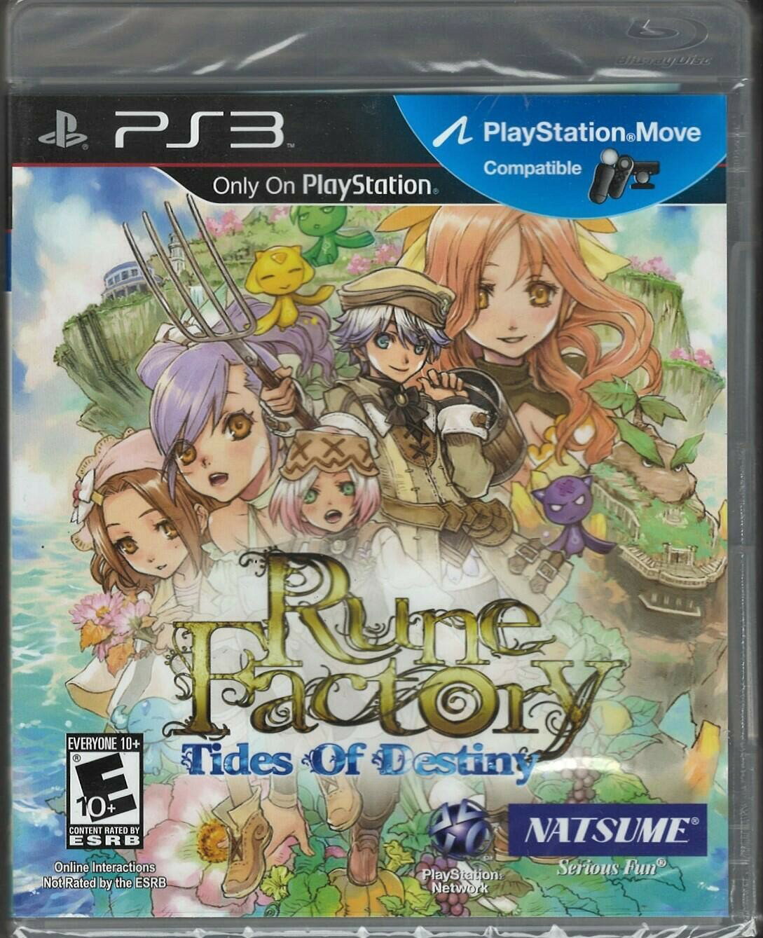 Rune Factory: Tides of Destiny PS3 (Brand New Factory Sealed US Version) Playsta 北米版 PS3 プレイステーション3 海外版ソフト