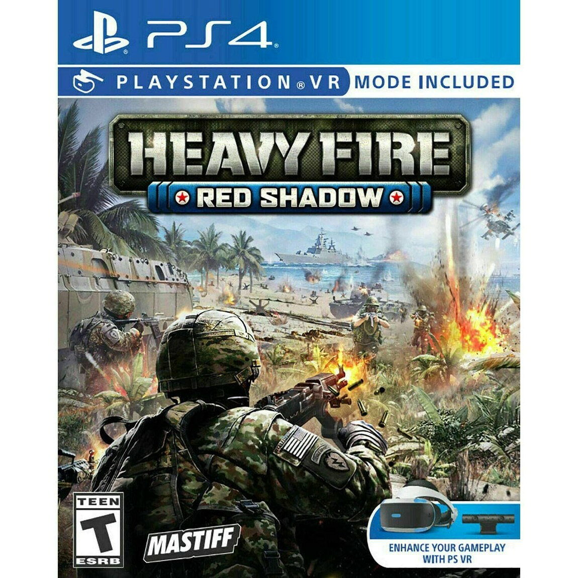 Heavy Fire: Red Shadow - Playstation 4 北米版 PS4 プレイステーション4 海外版ソフト
