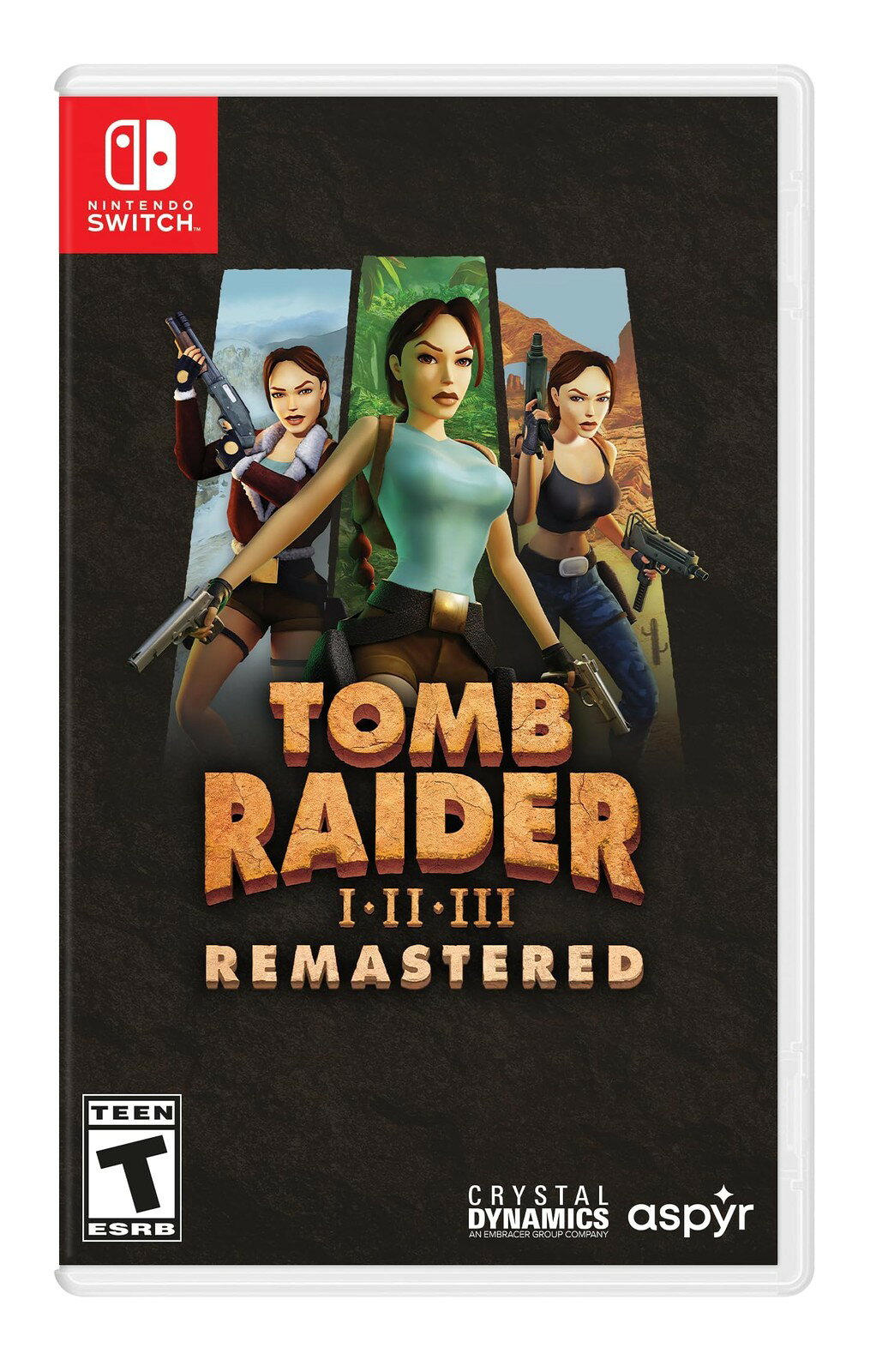 Tomb Raider I-III Remastered Starring Lara Croft - Nintendo Switch 北米版 Switch ニンテンドースイッチ 海外版ソフト