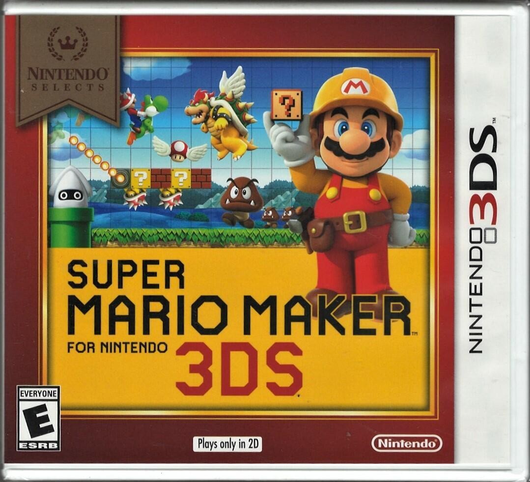 Super Mario Maker (Nintendo Selects) 3DS (Brand New Factory Sealed US Version) N 北米版 3DS ニンテンドー3DS 海外版ソフト