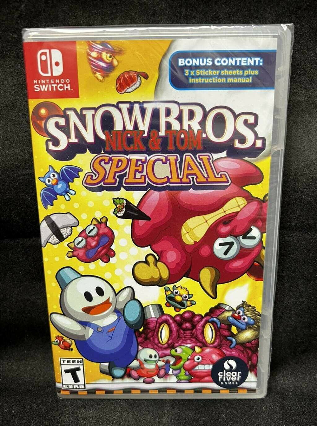 Snow Bros Nick & Tom NSW (Brand New Factory Sealed US Version) Nintendo Switch 北米版 Switch ニンテンドースイッチ 海外版ソフト