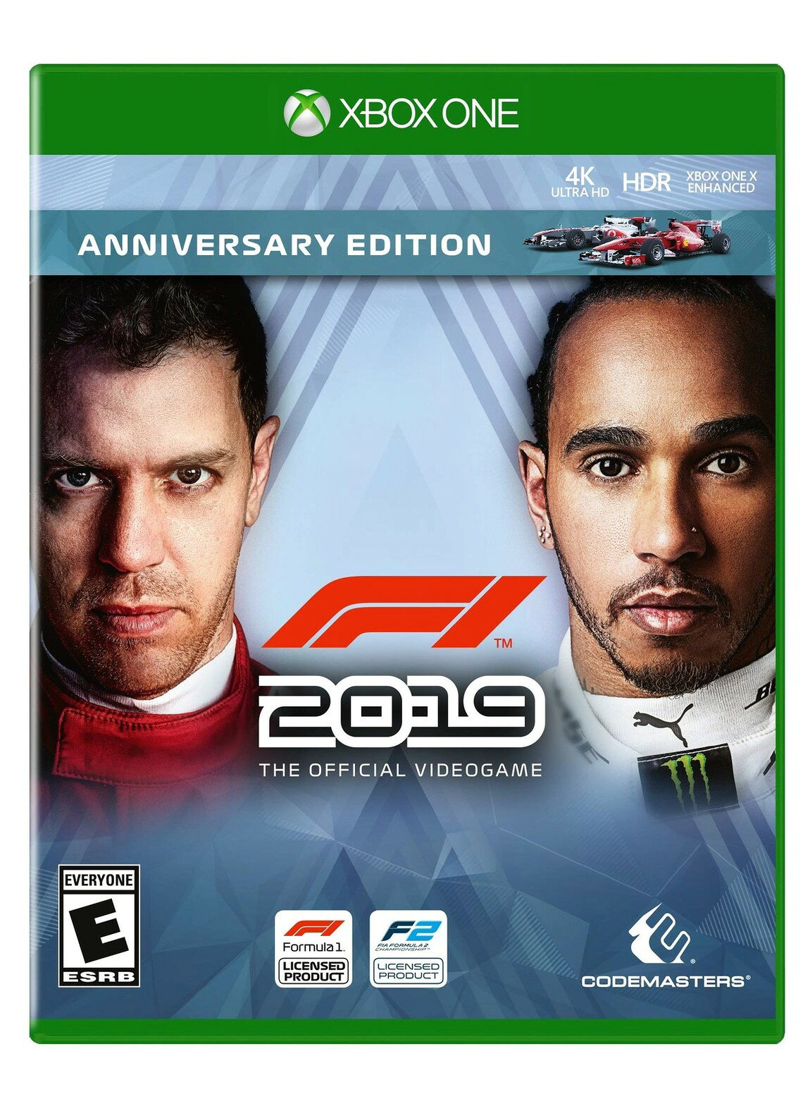 PRODUCT DETAILS 【商品情報】・商品名：F1 2019 Anniversary Edition - Xbox One・対応機種：Xbox One（Xbox One）・仕様：北米版（NTSC-U/C）・言語：英語【コンディション】・新品未開封の海外直輸入品です。・パッケージに輸送によるスレ・小傷がある場合があります。 ■ 北米版ゲームについてのご注意（必ずお読みください） 【北米版 ゲームについてのご注意】こちらの商品は、北米版（海外仕様）のゲームソフトです。・Xbox One（Xbox One）本体はリージョンフリーのため、日本国内の本体でもプレイいただけます。・ゲーム内の表示および音声は、基本的に英語です。日本語には対応していない場合があります。・オンライン機能・ダウンロードコンテンツ等は、アカウントの地域により利用できない場合があります。・海外版であることを理由とした返品・交換はお受けできません。 ■ ご注意 ・掲載画像は実物に近い色味になるよう調整しておりますが、ご利用の環境により差異が生じる場合があります。・複数店舗で在庫を共有しているため、ご注文後に在庫切れとなる場合がございます。・海外倉庫からのお取り寄せのため、発送までに数日〜2〜3週間程度かかる場合があります。 ■ 納期についてお届けの目安を必ずご確認ください。 ご注意 海外からの輸入品となります。海外輸送のため、外箱に軽微なスレ等がある場合がございますが、商品本体には影響ございません。 ※在庫状況は仕入先の在庫情報をもとに出来る限り正確に表示しておりますが、取寄せ商品のため、タイミングによりご注文後に欠品・キャンセルとなる場合がございます。