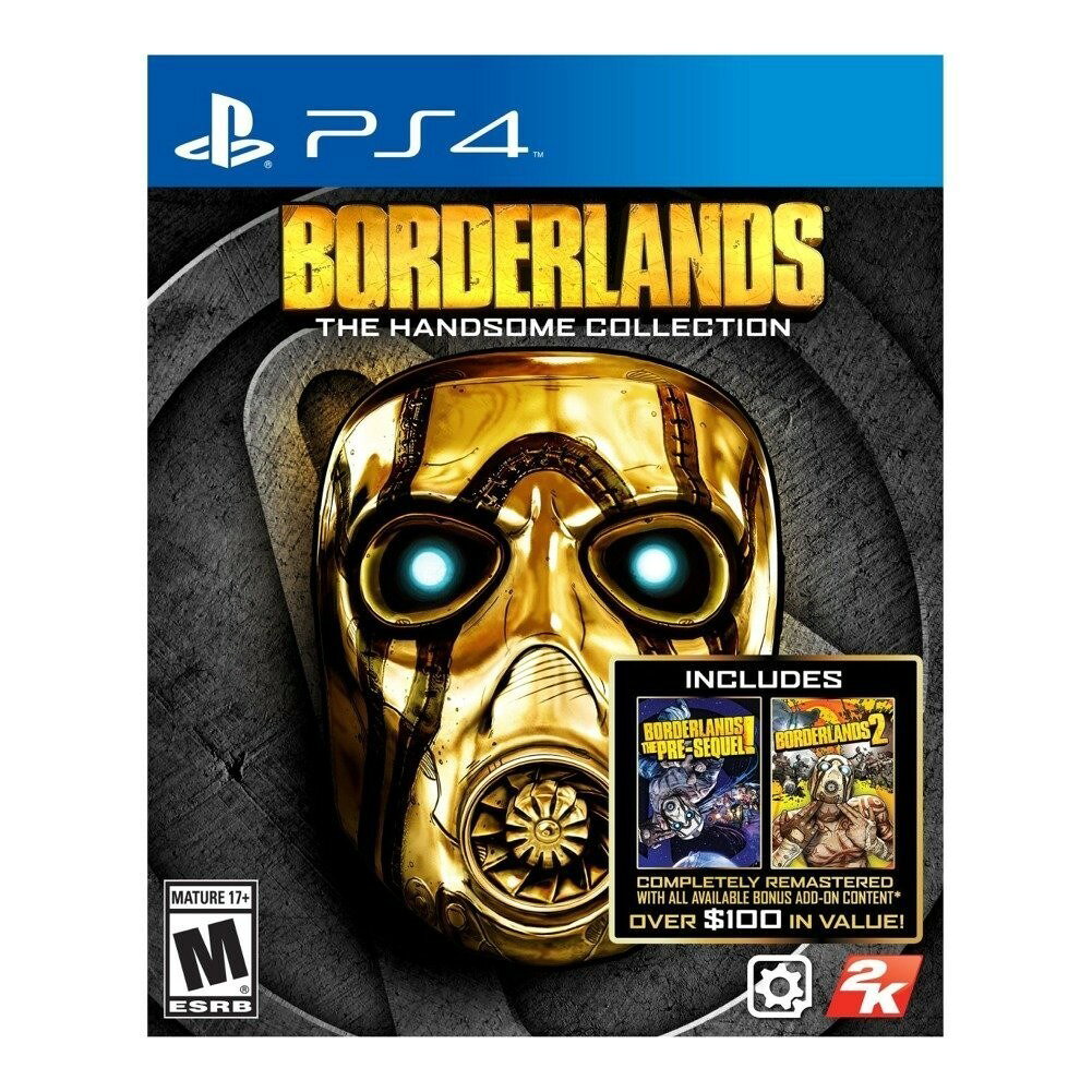 PRODUCT DETAILS 【商品情報】・商品名：Borderlands: The Handsome Collection - PlayStation 4・対応機種：プレイステーション4（PS4）・仕様：北米版（NTSC-U/C）・言語：英語【コンディション】・新品未開封の海外直輸入品です。・パッケージに輸送によるスレ・小傷がある場合があります。 ■ 北米版ゲームについてのご注意（必ずお読みください） 【北米版 ゲームについてのご注意】こちらの商品は、北米版（海外仕様）のゲームソフトです。・プレイステーション4（PS4）本体はリージョンフリーのため、日本国内の本体でもプレイいただけます。・ゲーム内の表示および音声は、基本的に英語です。日本語には対応していない場合があります。・オンライン機能・ダウンロードコンテンツ等は、アカウントの地域により利用できない場合があります。・海外版であることを理由とした返品・交換はお受けできません。 ■ ご注意 ・掲載画像は実物に近い色味になるよう調整しておりますが、ご利用の環境により差異が生じる場合があります。・複数店舗で在庫を共有しているため、ご注文後に在庫切れとなる場合がございます。・海外倉庫からのお取り寄せのため、発送までに数日〜2〜3週間程度かかる場合があります。 ■ 納期についてお届けの目安を必ずご確認ください。 ご注意 海外からの輸入品となります。海外輸送のため、外箱に軽微なスレ等がある場合がございますが、商品本体には影響ございません。 ※在庫状況は仕入先の在庫情報をもとに出来る限り正確に表示しておりますが、取寄せ商品のため、タイミングによりご注文後に欠品・キャンセルとなる場合がございます。