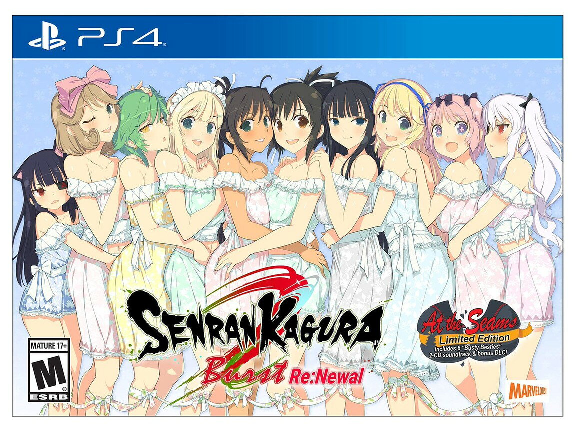 Senran Kagura Burst Re: Newal - at The Seams Edition - PlayStation 4 北米版 PS4 プレイステーション4 海外版ソフト