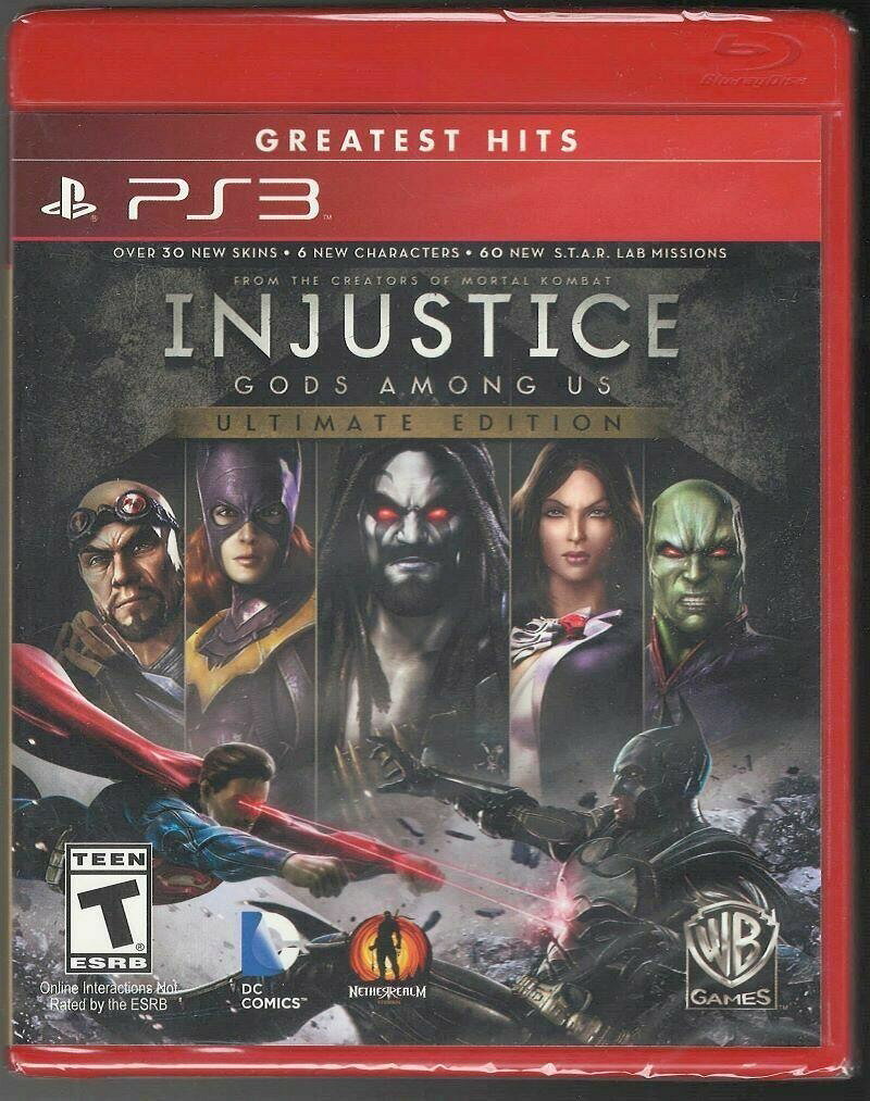 Injustice: Gods Among Us Ultimate Edition (Greatest Hits) PS3 (Brand New Factory 北米版 PS3 プレイステーション3 海外版ソフト