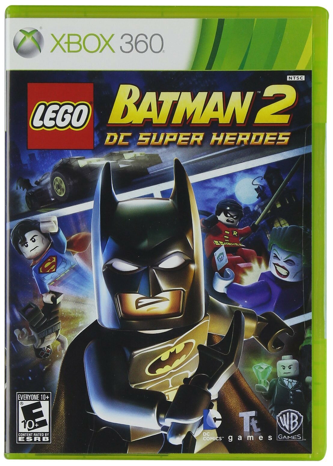 PRODUCT DETAILS 【商品情報】・商品名：LEGO Batman 2: DC Super Heroes (Platinum Hits) - Xbox 360・対応機種：Xbox360（Xbox 360）・仕様：北米版（NTSC-U/C）・言語：英語【コンディション】・新品未開封の海外直輸入品です。・パッケージに輸送によるスレ・小傷がある場合があります。 ■ 北米版ゲームについてのご注意（必ずお読みください） 【北米版 ゲームについてのご注意】こちらの商品は、海外仕様のゲームソフトです。・Xbox360（Xbox 360）は本体にリージョン制限があるため、日本国内の本体では通常そのままプレイすることはできません。・北米版の本体など、ソフトに対応した本体が必要です。・ゲーム内の表示および音声は、基本的に英語などの外国語です。日本語には対応していない場合があります。・映像方式や接続するテレビ・モニターによっては、正常に表示されない場合があります。・海外版であることや、お手持ちの本体で使用できないことを理由とした返品・交換はお受けできません。 ■ ご注意 ・掲載画像は実物に近い色味になるよう調整しておりますが、ご利用の環境により差異が生じる場合があります。・複数店舗で在庫を共有しているため、ご注文後に在庫切れとなる場合がございます。・海外倉庫からのお取り寄せのため、発送までに数日〜2〜3週間程度かかる場合があります。 ■ 納期についてお届けの目安を必ずご確認ください。 ご注意 海外からの輸入品となります。海外輸送のため、外箱に軽微なスレ等がある場合がございますが、商品本体には影響ございません。 ※在庫状況は仕入先の在庫情報をもとに出来る限り正確に表示しておりますが、取寄せ商品のため、タイミングによりご注文後に欠品・キャンセルとなる場合がございます。