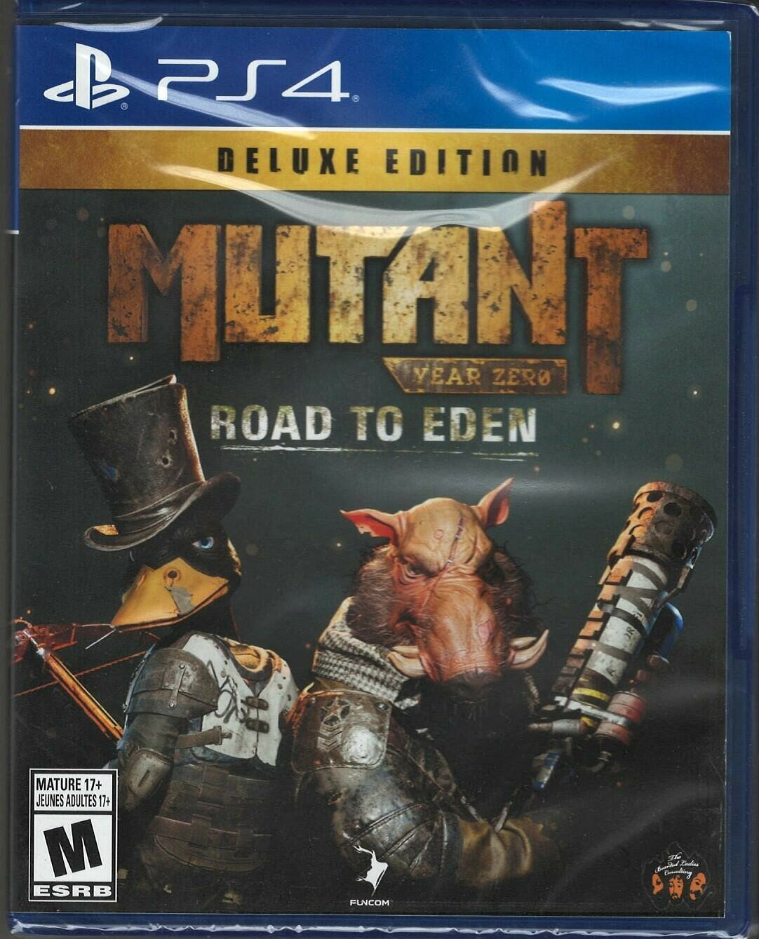 PRODUCT DETAILS 【商品情報】・商品名：Mutant Year Zero: Road to Eden Deluxe Edition PS4 (Brand New Factory Sealed US V・対応機種：プレイステーション4（PS4）・仕様：北米版（NTSC-U/C）・言語：英語【コンディション】・新品未開封の海外直輸入品です。・パッケージに輸送によるスレ・小傷がある場合があります。 ■ 北米版ゲームについてのご注意（必ずお読みください） 【北米版 ゲームについてのご注意】こちらの商品は、北米版（海外仕様）のゲームソフトです。・プレイステーション4（PS4）本体はリージョンフリーのため、日本国内の本体でもプレイいただけます。・ゲーム内の表示および音声は、基本的に英語です。日本語には対応していない場合があります。・オンライン機能・ダウンロードコンテンツ等は、アカウントの地域により利用できない場合があります。・海外版であることを理由とした返品・交換はお受けできません。 ■ ご注意 ・掲載画像は実物に近い色味になるよう調整しておりますが、ご利用の環境により差異が生じる場合があります。・複数店舗で在庫を共有しているため、ご注文後に在庫切れとなる場合がございます。・海外倉庫からのお取り寄せのため、発送までに数日〜2〜3週間程度かかる場合があります。 ■ 納期についてお届けの目安を必ずご確認ください。 ご注意 海外からの輸入品となります。海外輸送のため、外箱に軽微なスレ等がある場合がございますが、商品本体には影響ございません。 ※在庫状況は仕入先の在庫情報をもとに出来る限り正確に表示しておりますが、取寄せ商品のため、タイミングによりご注文後に欠品・キャンセルとなる場合がございます。