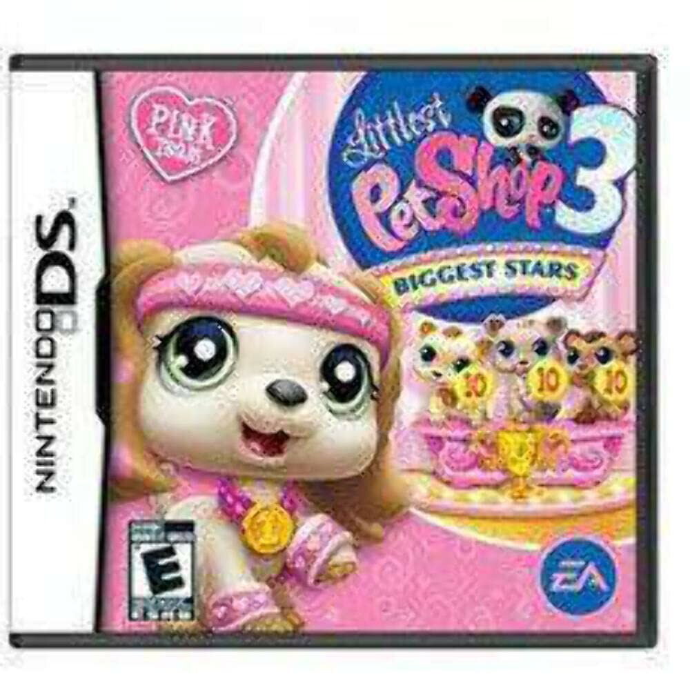 PRODUCT DETAILS 【商品情報】・商品名：Littlest Pet Shop 3 Biggest Stars Pink Team - Nintendo DS・対応機種：ニンテンドーDS（DS）・仕様：北米版（NTSC-U/C）・言語：英語【コンディション】・新品未開封の海外直輸入品です。・パッケージに輸送によるスレ・小傷がある場合があります。 ■ 北米版ゲームについてのご注意（必ずお読みください） 【北米版 ゲームについてのご注意】こちらの商品は、北米版（海外仕様）のゲームソフトです。・ニンテンドーDS（DS）本体はリージョンフリーのため、日本国内の本体でもプレイいただけます。・ゲーム内の表示および音声は、基本的に英語です。日本語には対応していない場合があります。・オンライン機能・ダウンロードコンテンツ等は、アカウントの地域により利用できない場合があります。・海外版であることを理由とした返品・交換はお受けできません。 ■ ご注意 ・掲載画像は実物に近い色味になるよう調整しておりますが、ご利用の環境により差異が生じる場合があります。・複数店舗で在庫を共有しているため、ご注文後に在庫切れとなる場合がございます。・海外倉庫からのお取り寄せのため、発送までに数日〜2〜3週間程度かかる場合があります。 ■ 納期についてお届けの目安を必ずご確認ください。 ご注意 海外からの輸入品となります。海外輸送のため、外箱に軽微なスレ等がある場合がございますが、商品本体には影響ございません。 ※在庫状況は仕入先の在庫情報をもとに出来る限り正確に表示しておりますが、取寄せ商品のため、タイミングによりご注文後に欠品・キャンセルとなる場合がございます。