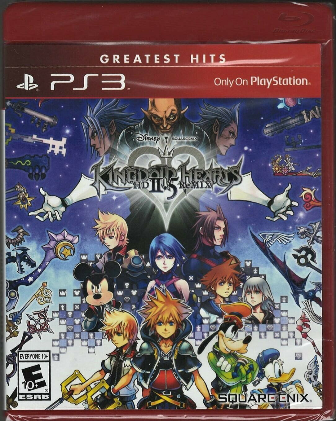 PRODUCT DETAILS 【商品情報】・商品名：Kingdom Hearts HD 2.5 ReMIX (Greatest Hits) PS3 (Brand New Factory Sealed US Ver・対応機種：プレイステーション3（PS3）・仕様：北米版（NTSC-U/C）・言語：英語【コンディション】・新品未開封の海外直輸入品です。・パッケージに輸送によるスレ・小傷がある場合があります。 ■ 北米版ゲームについてのご注意（必ずお読みください） 【北米版 ゲームについてのご注意】こちらの商品は、北米版（海外仕様）のゲームソフトです。・プレイステーション3（PS3）本体はリージョンフリーのため、日本国内の本体でもプレイいただけます。・ゲーム内の表示および音声は、基本的に英語です。日本語には対応していない場合があります。・オンライン機能・ダウンロードコンテンツ等は、アカウントの地域により利用できない場合があります。・海外版であることを理由とした返品・交換はお受けできません。 ■ ご注意 ・掲載画像は実物に近い色味になるよう調整しておりますが、ご利用の環境により差異が生じる場合があります。・複数店舗で在庫を共有しているため、ご注文後に在庫切れとなる場合がございます。・海外倉庫からのお取り寄せのため、発送までに数日〜2〜3週間程度かかる場合があります。 ■ 納期についてお届けの目安を必ずご確認ください。 ご注意 海外からの輸入品となります。海外輸送のため、外箱に軽微なスレ等がある場合がございますが、商品本体には影響ございません。 ※在庫状況は仕入先の在庫情報をもとに出来る限り正確に表示しておりますが、取寄せ商品のため、タイミングによりご注文後に欠品・キャンセルとなる場合がございます。