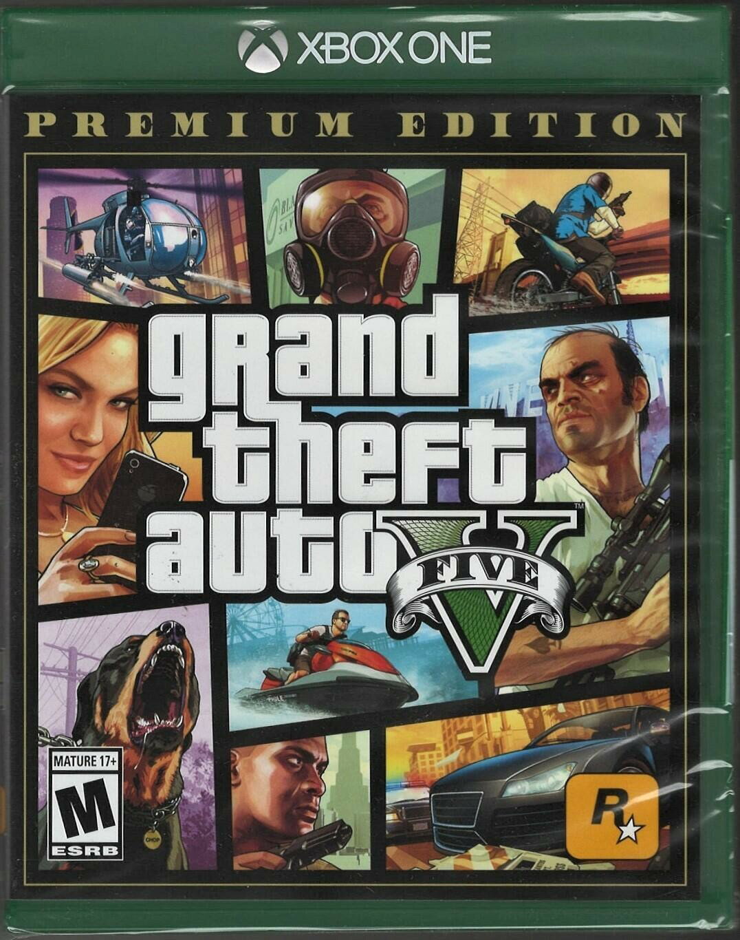 Grand Theft Auto V Premium Online Edition Xbox One (Brand New Factory Sealed US 北米版 Xbox One Xbox One 海外版ソフト