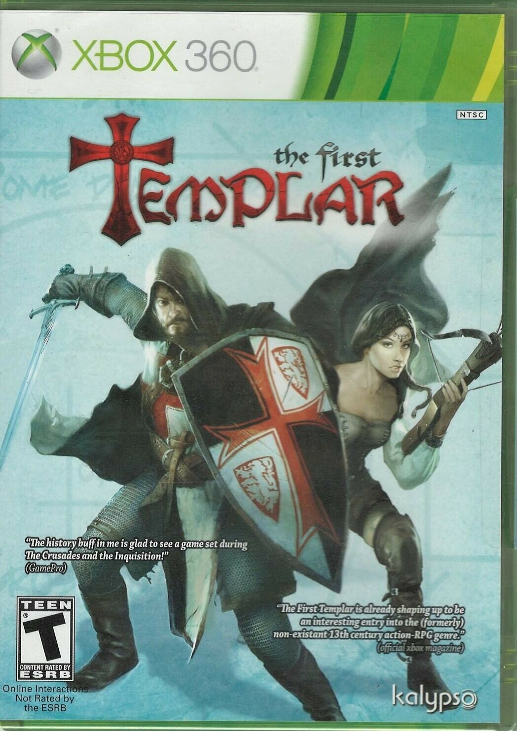 The First Templar Xbox 360 (Brand New Factory Sealed US Version) Xbox 360 北米版 Xbox 360 Xbox360 海外版ソフト