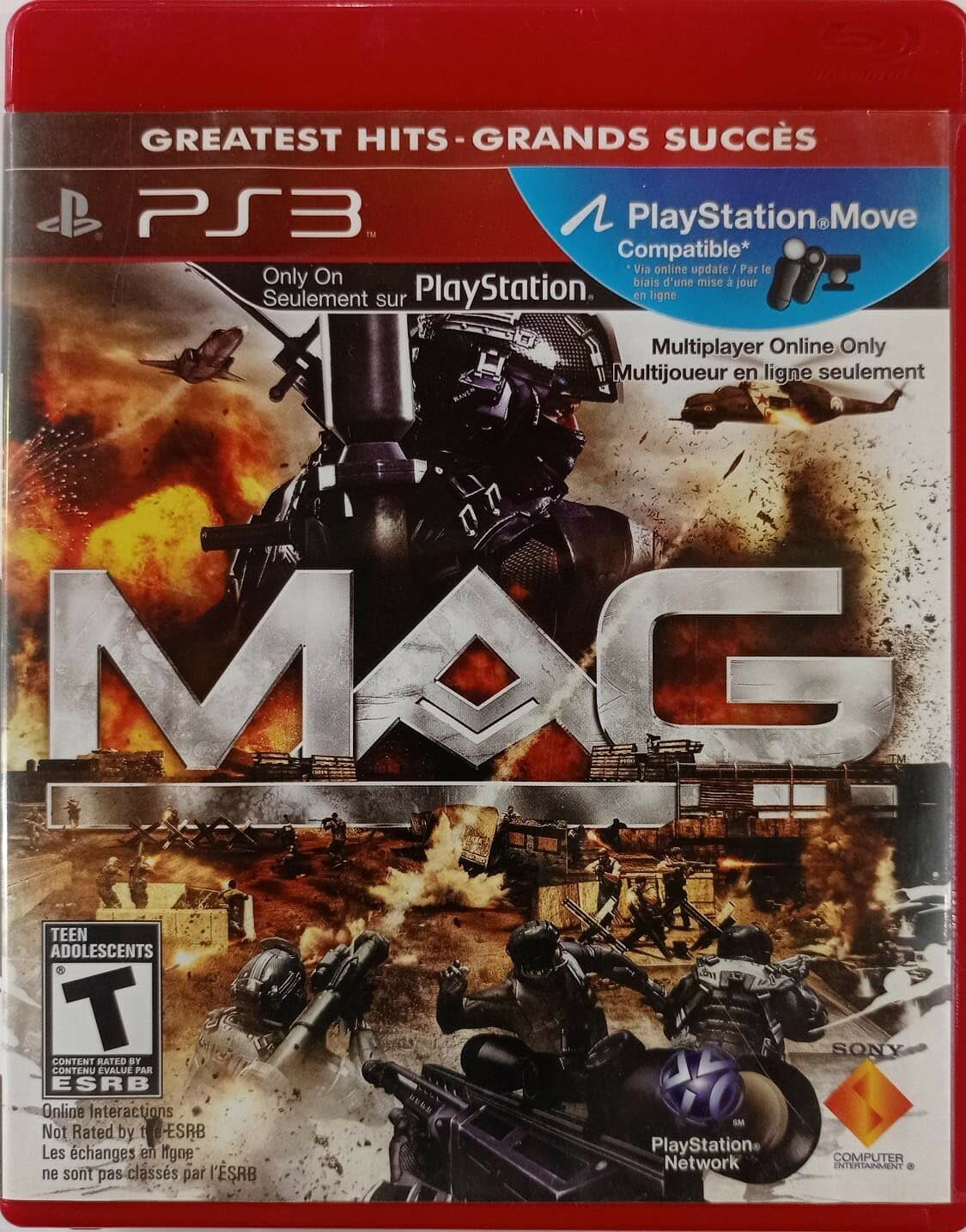 MAG (Greatest Hits) - PlayStation 3 北米版 PS3 プレイステーション3 海外版ソフト