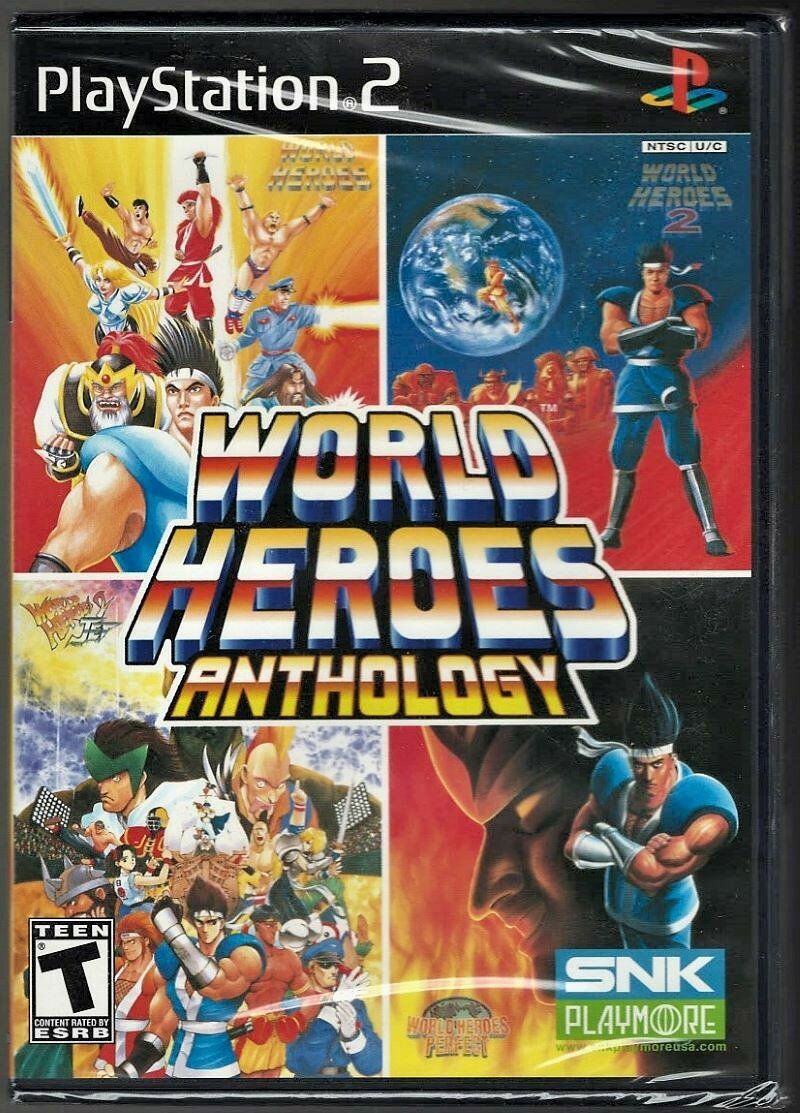 World Heroes Anthology PS2 (Brand New Factory Sealed US Version) Playstation 2 北米版 PS2 プレイステーション2 海外版ソフト