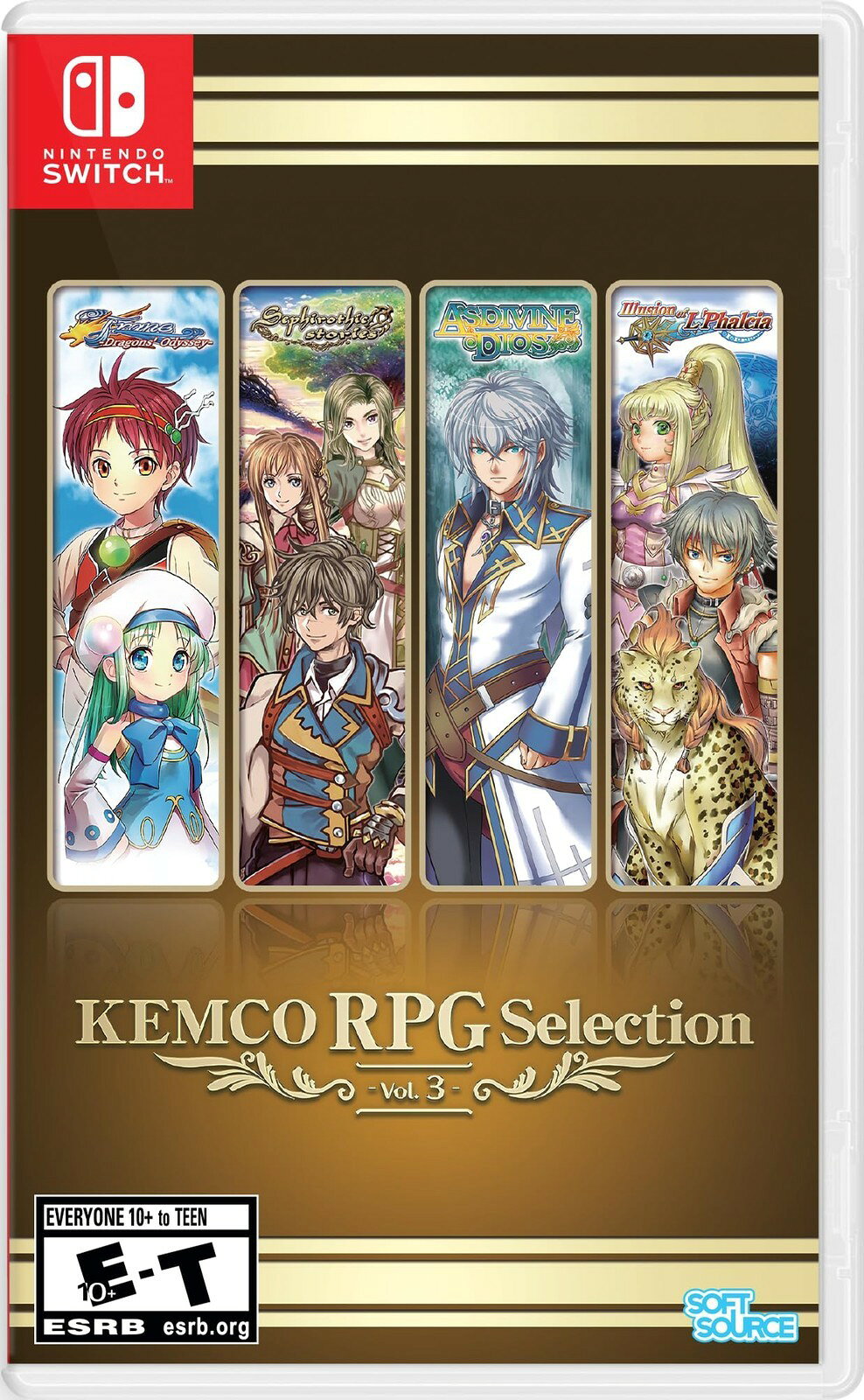 Kemco RPG Selection Vol. 3 - Nintendo Switch 北米版 Switch ニンテンドースイッチ 海外版ソフト