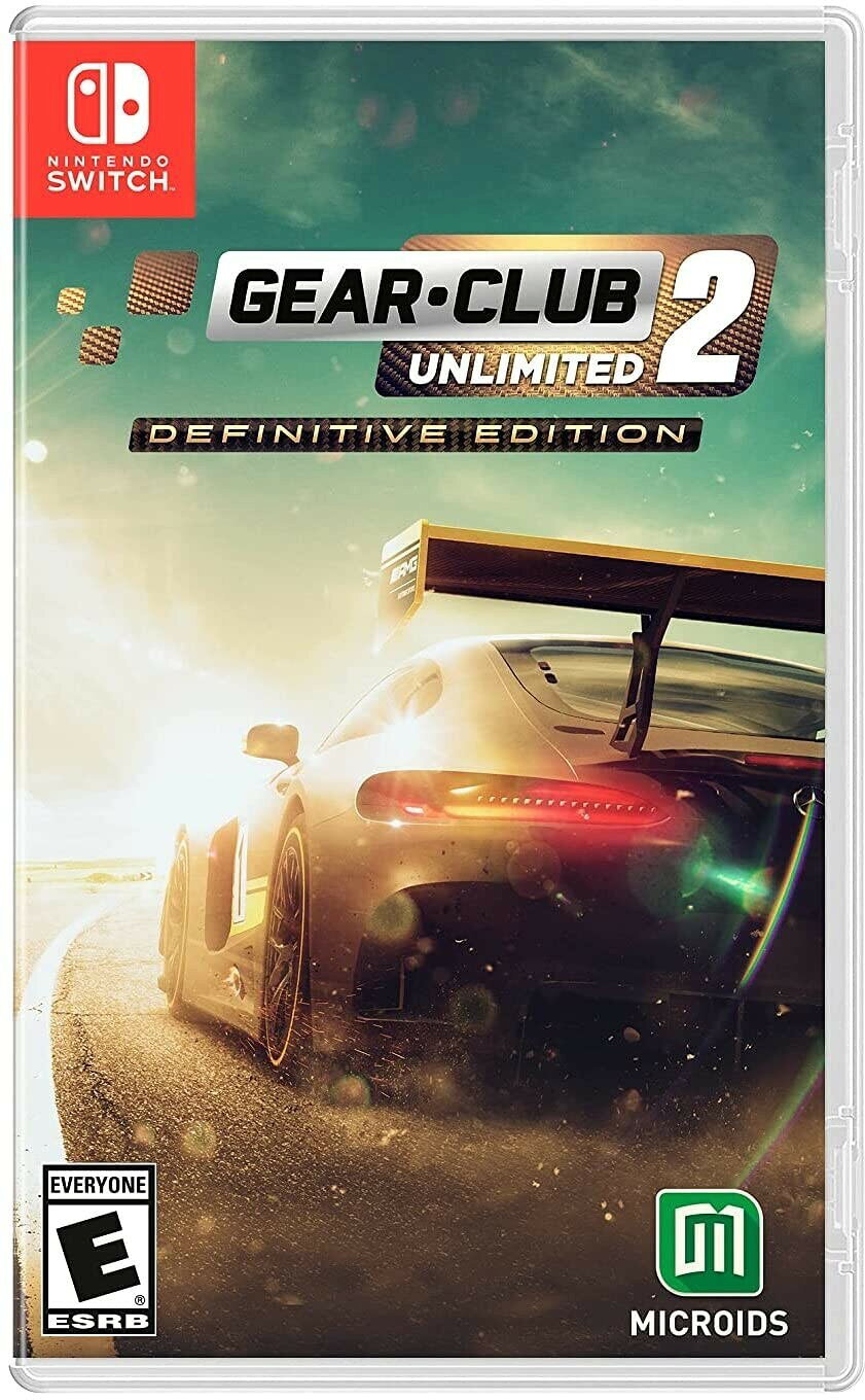 PRODUCT DETAILS 【商品情報】・商品名：Gear Club Unlimited 2: Definitive Edition - Nintendo Switch・対応機種：ニンテンドースイッチ（Switch）・仕様：北米版（NTSC-U/C）・言語：英語【コンディション】・新品未開封の海外直輸入品です。・パッケージに輸送によるスレ・小傷がある場合があります。 ■ 北米版ゲームについてのご注意（必ずお読みください） 【北米版 ゲームについてのご注意】こちらの商品は、北米版（海外仕様）のゲームソフトです。・ニンテンドースイッチ（Switch）本体はリージョンフリーのため、日本国内の本体でもプレイいただけます。・ゲーム内の表示および音声は、基本的に英語です。日本語には対応していない場合があります。・オンライン機能・ダウンロードコンテンツ等は、アカウントの地域により利用できない場合があります。・海外版であることを理由とした返品・交換はお受けできません。 ■ ご注意 ・掲載画像は実物に近い色味になるよう調整しておりますが、ご利用の環境により差異が生じる場合があります。・複数店舗で在庫を共有しているため、ご注文後に在庫切れとなる場合がございます。・海外倉庫からのお取り寄せのため、発送までに数日〜2〜3週間程度かかる場合があります。 ■ 納期についてお届けの目安を必ずご確認ください。 ご注意 海外からの輸入品となります。海外輸送のため、外箱に軽微なスレ等がある場合がございますが、商品本体には影響ございません。 ※在庫状況は仕入先の在庫情報をもとに出来る限り正確に表示しておりますが、取寄せ商品のため、タイミングによりご注文後に欠品・キャンセルとなる場合がございます。