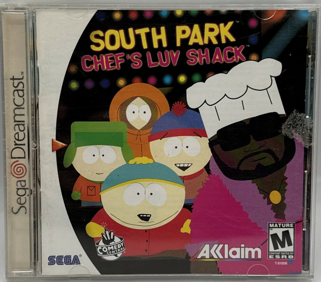 South Park Chef's Luv Shack - Sega Dreamcast 北米版 Dreamcast ドリームキャスト 海外版ソフト