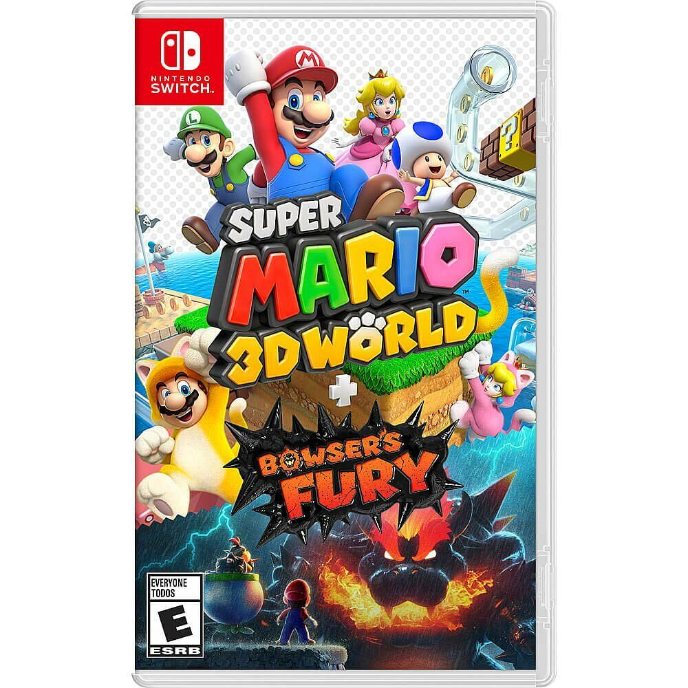 PRODUCT DETAILS 【商品情報】・商品名：Super Mario 3D World + Bowser's Fury - Nintendo Switch・対応機種：ニンテンドースイッチ（Switch）・仕様：北米版（NTSC-U/C）・言語：英語【コンディション】・新品未開封の海外直輸入品です。・パッケージに輸送によるスレ・小傷がある場合があります。 ■ 北米版ゲームについてのご注意（必ずお読みください） 【北米版 ゲームについてのご注意】こちらの商品は、北米版（海外仕様）のゲームソフトです。・ニンテンドースイッチ（Switch）本体はリージョンフリーのため、日本国内の本体でもプレイいただけます。・ゲーム内の表示および音声は、基本的に英語です。日本語には対応していない場合があります。・オンライン機能・ダウンロードコンテンツ等は、アカウントの地域により利用できない場合があります。・海外版であることを理由とした返品・交換はお受けできません。 ■ ご注意 ・掲載画像は実物に近い色味になるよう調整しておりますが、ご利用の環境により差異が生じる場合があります。・複数店舗で在庫を共有しているため、ご注文後に在庫切れとなる場合がございます。・海外倉庫からのお取り寄せのため、発送までに数日〜2〜3週間程度かかる場合があります。 ■ 納期についてお届けの目安を必ずご確認ください。 ご注意 海外からの輸入品となります。海外輸送のため、外箱に軽微なスレ等がある場合がございますが、商品本体には影響ございません。 ※在庫状況は仕入先の在庫情報をもとに出来る限り正確に表示しておりますが、取寄せ商品のため、タイミングによりご注文後に欠品・キャンセルとなる場合がございます。