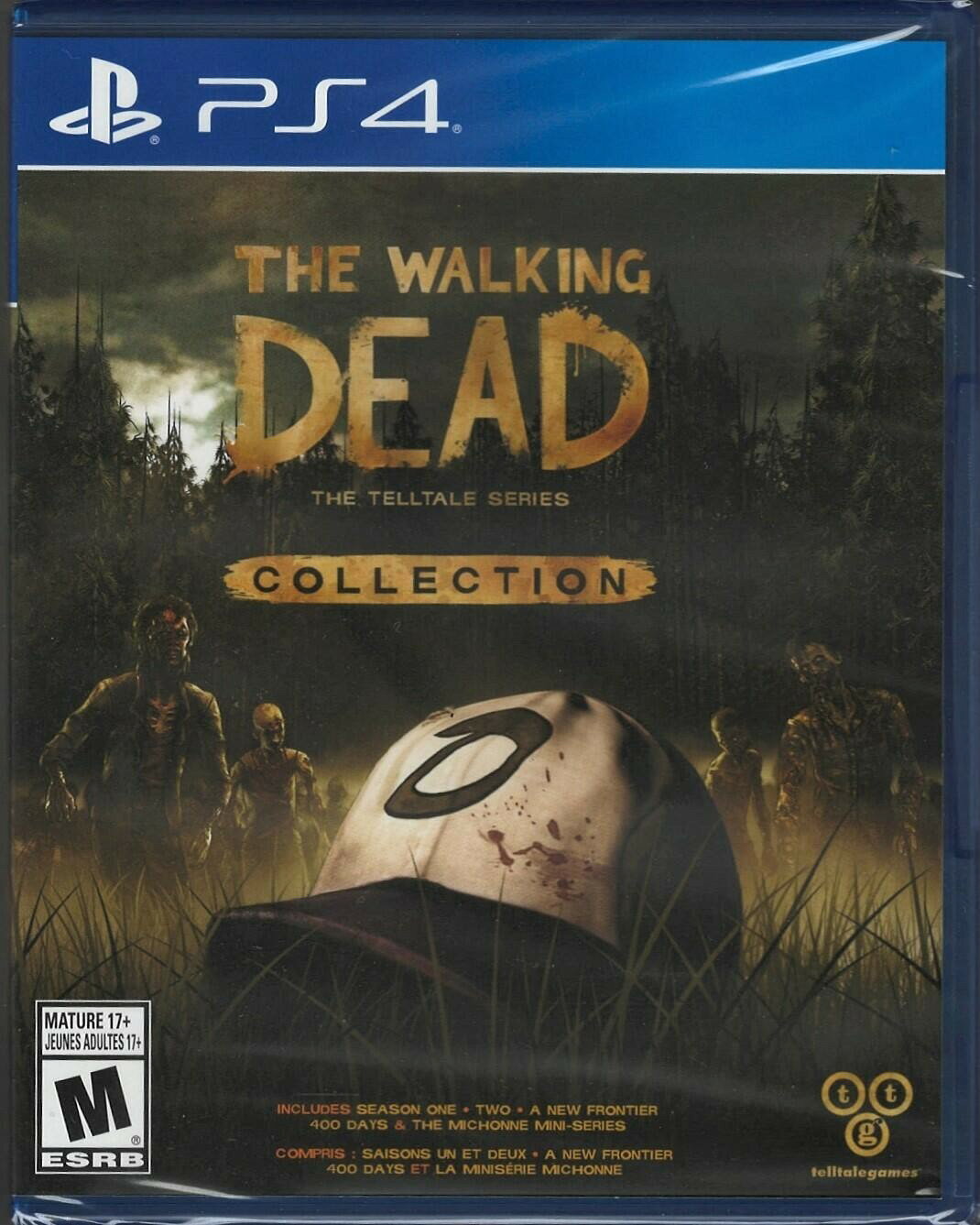 PRODUCT DETAILS 【商品情報】・商品名：The Walking Dead: The Telltale Series Collection - PlayStation 4・対応機種：プレイステーション4（PS4）・仕様：北米版（NTSC-U/C）・言語：英語【コンディション】・新品未開封の海外直輸入品です。・パッケージに輸送によるスレ・小傷がある場合があります。 ■ 北米版ゲームについてのご注意（必ずお読みください） 【北米版 ゲームについてのご注意】こちらの商品は、北米版（海外仕様）のゲームソフトです。・プレイステーション4（PS4）本体はリージョンフリーのため、日本国内の本体でもプレイいただけます。・ゲーム内の表示および音声は、基本的に英語です。日本語には対応していない場合があります。・オンライン機能・ダウンロードコンテンツ等は、アカウントの地域により利用できない場合があります。・海外版であることを理由とした返品・交換はお受けできません。 ■ ご注意 ・掲載画像は実物に近い色味になるよう調整しておりますが、ご利用の環境により差異が生じる場合があります。・複数店舗で在庫を共有しているため、ご注文後に在庫切れとなる場合がございます。・海外倉庫からのお取り寄せのため、発送までに数日〜2〜3週間程度かかる場合があります。 ■ 納期についてお届けの目安を必ずご確認ください。 ご注意 海外からの輸入品となります。海外輸送のため、外箱に軽微なスレ等がある場合がございますが、商品本体には影響ございません。 ※在庫状況は仕入先の在庫情報をもとに出来る限り正確に表示しておりますが、取寄せ商品のため、タイミングによりご注文後に欠品・キャンセルとなる場合がございます。