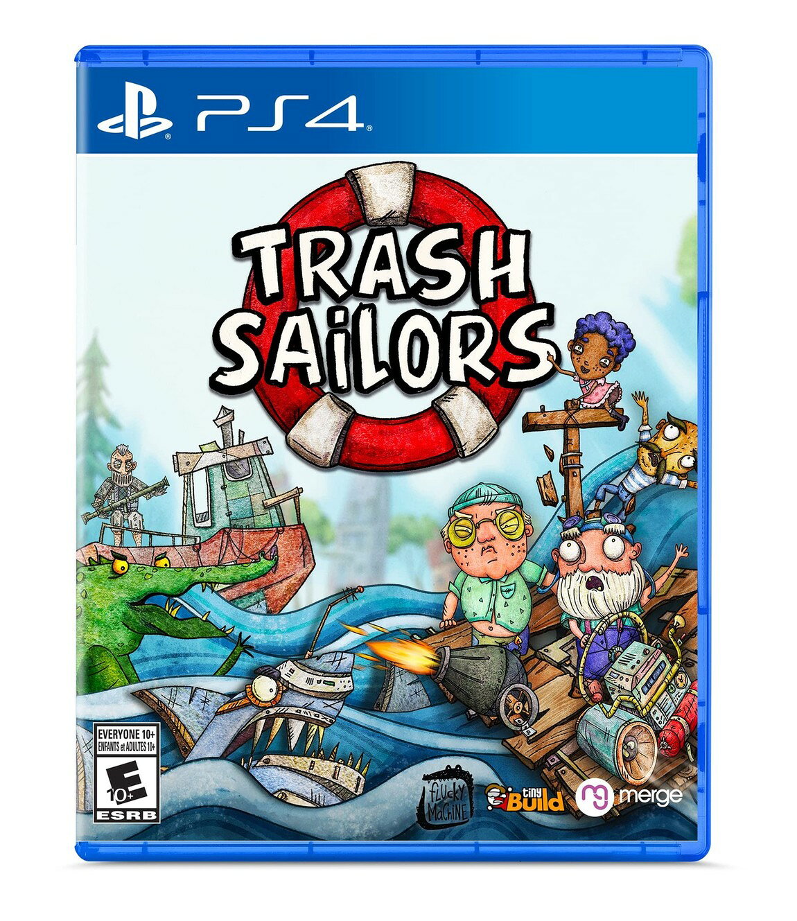 PRODUCT DETAILS 【商品情報】・商品名：Trash Sailors - Playstation 4・対応機種：プレイステーション4（PS4）・仕様：北米版（NTSC-U/C）・言語：英語【コンディション】・新品未開封の海外直輸入品です。・パッケージに輸送によるスレ・小傷がある場合があります。 ■ 北米版ゲームについてのご注意（必ずお読みください） 【北米版 ゲームについてのご注意】こちらの商品は、北米版（海外仕様）のゲームソフトです。・プレイステーション4（PS4）本体はリージョンフリーのため、日本国内の本体でもプレイいただけます。・ゲーム内の表示および音声は、基本的に英語です。日本語には対応していない場合があります。・オンライン機能・ダウンロードコンテンツ等は、アカウントの地域により利用できない場合があります。・海外版であることを理由とした返品・交換はお受けできません。 ■ ご注意 ・掲載画像は実物に近い色味になるよう調整しておりますが、ご利用の環境により差異が生じる場合があります。・複数店舗で在庫を共有しているため、ご注文後に在庫切れとなる場合がございます。・海外倉庫からのお取り寄せのため、発送までに数日〜2〜3週間程度かかる場合があります。 ■ 納期についてお届けの目安を必ずご確認ください。 ご注意 海外からの輸入品となります。海外輸送のため、外箱に軽微なスレ等がある場合がございますが、商品本体には影響ございません。 ※在庫状況は仕入先の在庫情報をもとに出来る限り正確に表示しておりますが、取寄せ商品のため、タイミングによりご注文後に欠品・キャンセルとなる場合がございます。