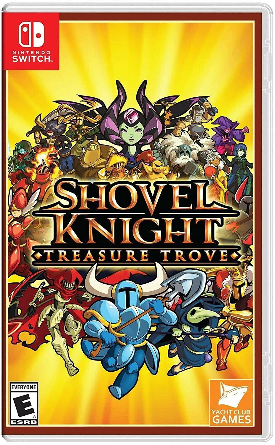 PRODUCT DETAILS 【商品情報】・商品名：Shovel Knight: Treasure Trove - Nintendo Switch・対応機種：ニンテンドースイッチ（Switch）・仕様：北米版（NTSC-U/C）・言語：英語【コンディション】・新品未開封の海外直輸入品です。・パッケージに輸送によるスレ・小傷がある場合があります。 ■ 北米版ゲームについてのご注意（必ずお読みください） 【北米版 ゲームについてのご注意】こちらの商品は、北米版（海外仕様）のゲームソフトです。・ニンテンドースイッチ（Switch）本体はリージョンフリーのため、日本国内の本体でもプレイいただけます。・ゲーム内の表示および音声は、基本的に英語です。日本語には対応していない場合があります。・オンライン機能・ダウンロードコンテンツ等は、アカウントの地域により利用できない場合があります。・海外版であることを理由とした返品・交換はお受けできません。 ■ ご注意 ・掲載画像は実物に近い色味になるよう調整しておりますが、ご利用の環境により差異が生じる場合があります。・複数店舗で在庫を共有しているため、ご注文後に在庫切れとなる場合がございます。・海外倉庫からのお取り寄せのため、発送までに数日〜2〜3週間程度かかる場合があります。 ■ 納期についてお届けの目安を必ずご確認ください。 ご注意 海外からの輸入品となります。海外輸送のため、外箱に軽微なスレ等がある場合がございますが、商品本体には影響ございません。 ※在庫状況は仕入先の在庫情報をもとに出来る限り正確に表示しておりますが、取寄せ商品のため、タイミングによりご注文後に欠品・キャンセルとなる場合がございます。