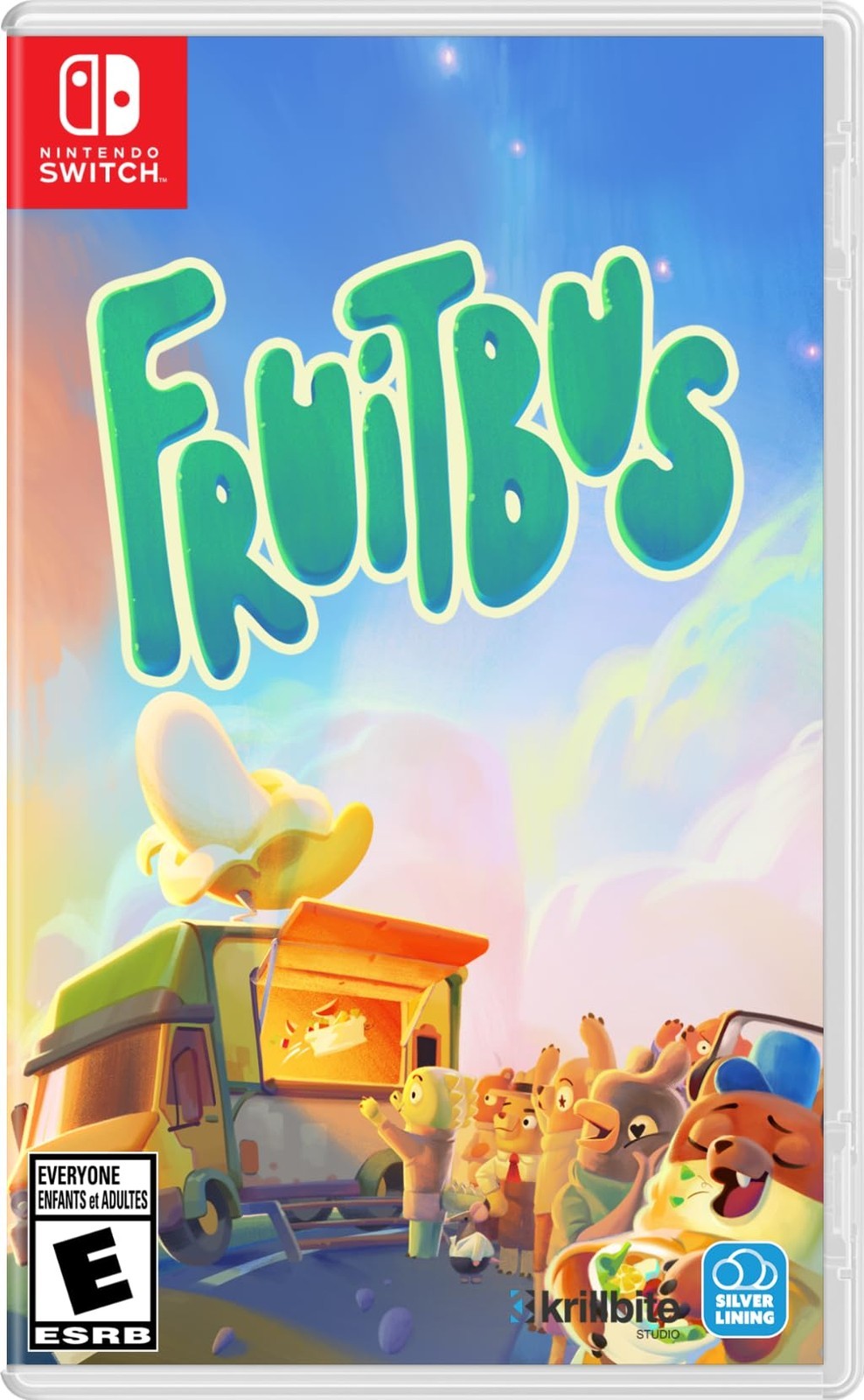 PRODUCT DETAILS 【商品情報】・商品名：Fruitbus - Nintendo Switch・対応機種：ニンテンドースイッチ（Switch）・仕様：北米版（NTSC-U/C）・言語：英語【コンディション】・新品未開封の海外直輸入品です。・パッケージに輸送によるスレ・小傷がある場合があります。 ■ 北米版ゲームについてのご注意（必ずお読みください） 【北米版 ゲームについてのご注意】こちらの商品は、北米版（海外仕様）のゲームソフトです。・ニンテンドースイッチ（Switch）本体はリージョンフリーのため、日本国内の本体でもプレイいただけます。・ゲーム内の表示および音声は、基本的に英語です。日本語には対応していない場合があります。・オンライン機能・ダウンロードコンテンツ等は、アカウントの地域により利用できない場合があります。・海外版であることを理由とした返品・交換はお受けできません。 ■ ご注意 ・掲載画像は実物に近い色味になるよう調整しておりますが、ご利用の環境により差異が生じる場合があります。・複数店舗で在庫を共有しているため、ご注文後に在庫切れとなる場合がございます。・海外倉庫からのお取り寄せのため、発送までに数日〜2〜3週間程度かかる場合があります。 ■ 納期についてお届けの目安を必ずご確認ください。 ご注意 海外からの輸入品となります。海外輸送のため、外箱に軽微なスレ等がある場合がございますが、商品本体には影響ございません。 ※在庫状況は仕入先の在庫情報をもとに出来る限り正確に表示しておりますが、取寄せ商品のため、タイミングによりご注文後に欠品・キャンセルとなる場合がございます。
