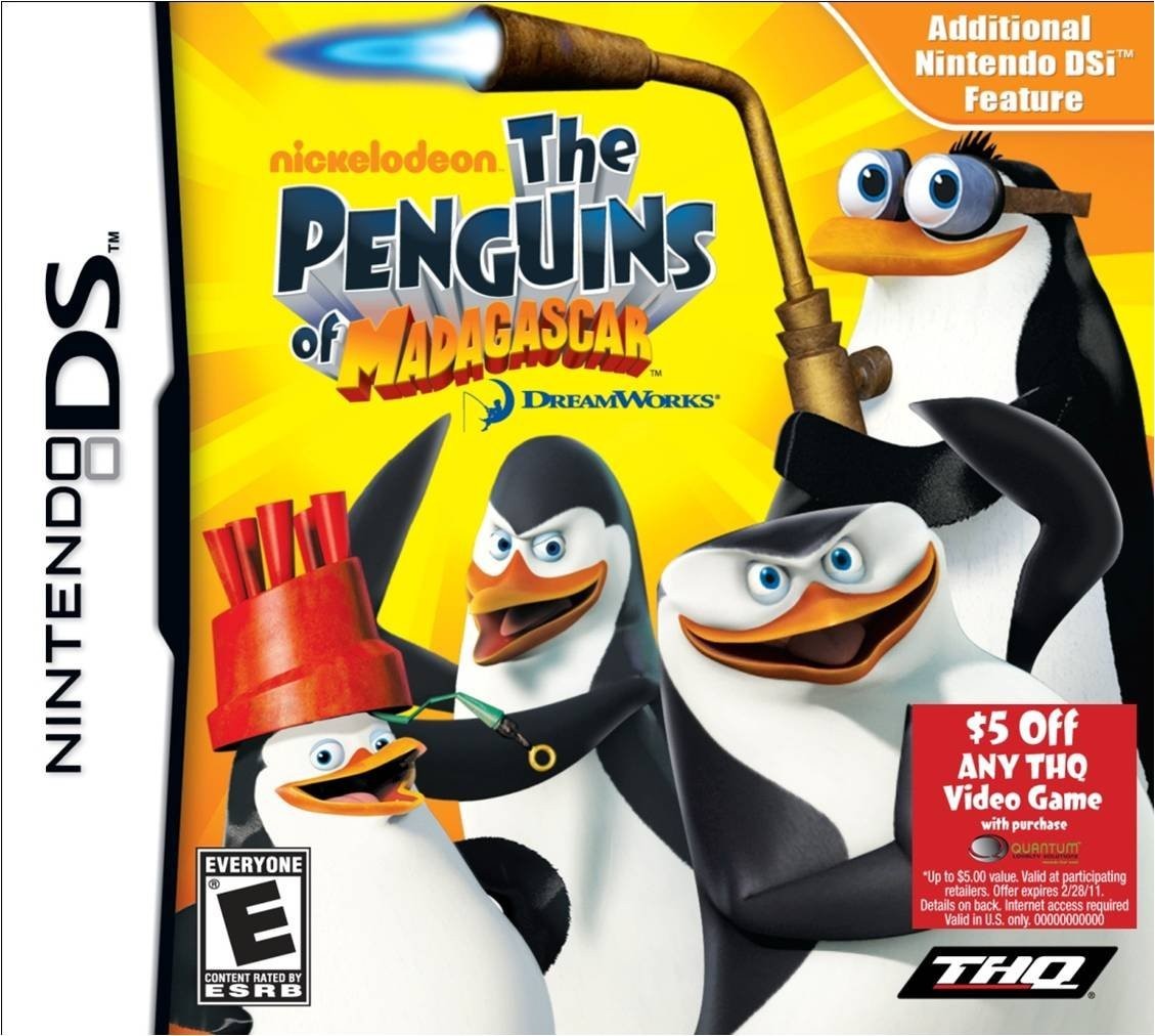 The Penguins Of Madagascar - Nintendo DS 北米版 DS ニンテンドーDS 海外版ソフト