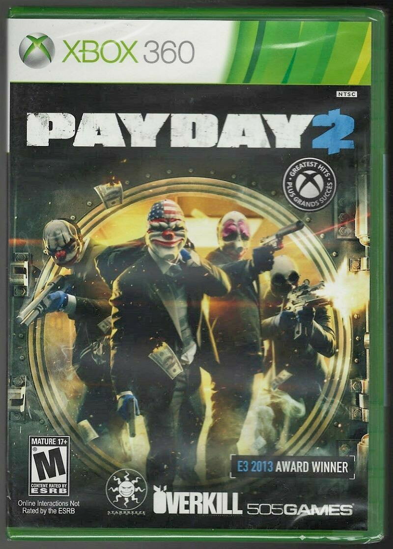 Payday 2 Xbox 360 (Brand New Factory Sealed US Version) Xbox 360, Xbox 360 北米版 Xbox 360 Xbox360 海外版ソフト