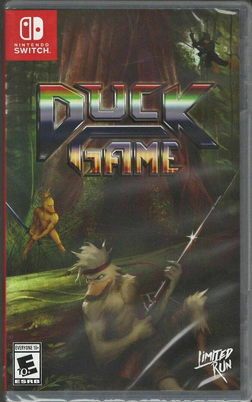 PRODUCT DETAILS 【商品情報】・商品名：Duck Game - Nintendo Switch・対応機種：ニンテンドースイッチ（Switch）・仕様：北米版（NTSC-U/C）・言語：英語【コンディション】・新品未開封の海外直輸入品です。・パッケージに輸送によるスレ・小傷がある場合があります。 ■ 北米版ゲームについてのご注意（必ずお読みください） 【北米版 ゲームについてのご注意】こちらの商品は、北米版（海外仕様）のゲームソフトです。・ニンテンドースイッチ（Switch）本体はリージョンフリーのため、日本国内の本体でもプレイいただけます。・ゲーム内の表示および音声は、基本的に英語です。日本語には対応していない場合があります。・オンライン機能・ダウンロードコンテンツ等は、アカウントの地域により利用できない場合があります。・海外版であることを理由とした返品・交換はお受けできません。 ■ ご注意 ・掲載画像は実物に近い色味になるよう調整しておりますが、ご利用の環境により差異が生じる場合があります。・複数店舗で在庫を共有しているため、ご注文後に在庫切れとなる場合がございます。・海外倉庫からのお取り寄せのため、発送までに数日〜2〜3週間程度かかる場合があります。 ■ 納期についてお届けの目安を必ずご確認ください。 ご注意 海外からの輸入品となります。海外輸送のため、外箱に軽微なスレ等がある場合がございますが、商品本体には影響ございません。 ※在庫状況は仕入先の在庫情報をもとに出来る限り正確に表示しておりますが、取寄せ商品のため、タイミングによりご注文後に欠品・キャンセルとなる場合がございます。