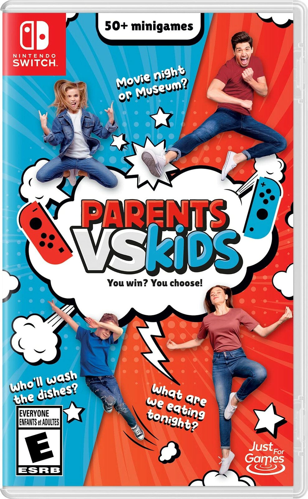Parents Vs Kids - Nintendo Switch 北米版 Switch ニンテンドースイッチ 海外版ソフト