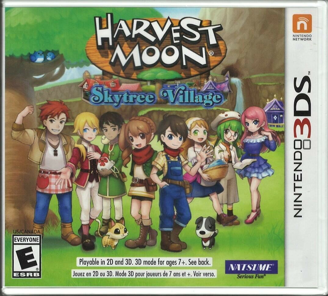 PRODUCT DETAILS 【商品情報】・商品名：Harvest Moon Skytree Village 3DS (Brand New Factory Sealed US Version) Nintendo・対応機種：ニンテンドー3DS（3DS）・仕様：北米版（NTSC-U/C）・言語：英語【コンディション】・新品未開封の海外直輸入品です。・パッケージに輸送によるスレ・小傷がある場合があります。 ■ 北米版ゲームについてのご注意（必ずお読みください） 【北米版 ゲームについてのご注意】こちらの商品は、海外仕様のゲームソフトです。・ニンテンドー3DS（3DS）は本体にリージョン制限があるため、日本国内の本体では通常そのままプレイすることはできません。・北米版の本体など、ソフトに対応した本体が必要です。・ゲーム内の表示および音声は、基本的に英語などの外国語です。日本語には対応していない場合があります。・映像方式や接続するテレビ・モニターによっては、正常に表示されない場合があります。・海外版であることや、お手持ちの本体で使用できないことを理由とした返品・交換はお受けできません。 ■ ご注意 ・掲載画像は実物に近い色味になるよう調整しておりますが、ご利用の環境により差異が生じる場合があります。・複数店舗で在庫を共有しているため、ご注文後に在庫切れとなる場合がございます。・海外倉庫からのお取り寄せのため、発送までに数日〜2〜3週間程度かかる場合があります。 ■ 納期についてお届けの目安を必ずご確認ください。 ご注意 海外からの輸入品となります。海外輸送のため、外箱に軽微なスレ等がある場合がございますが、商品本体には影響ございません。 ※在庫状況は仕入先の在庫情報をもとに出来る限り正確に表示しておりますが、取寄せ商品のため、タイミングによりご注文後に欠品・キャンセルとなる場合がございます。