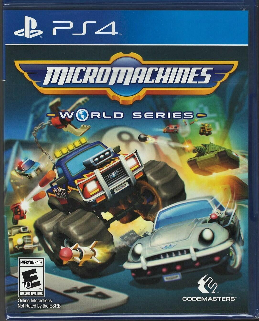 Micro Machines World Series PS4 (Brand New Factory Sealed US Version) PlaySta...
