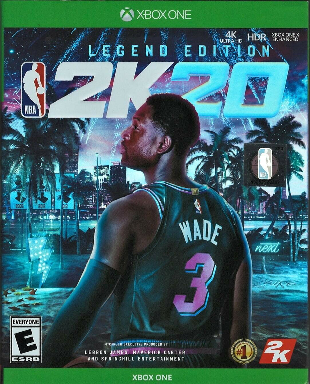 NBA 2K20 Legend Edition Xbox One (Brand New Factory Sealed US Version) Xbox One, 北米版 Xbox One Xbox One 海外版ソフト