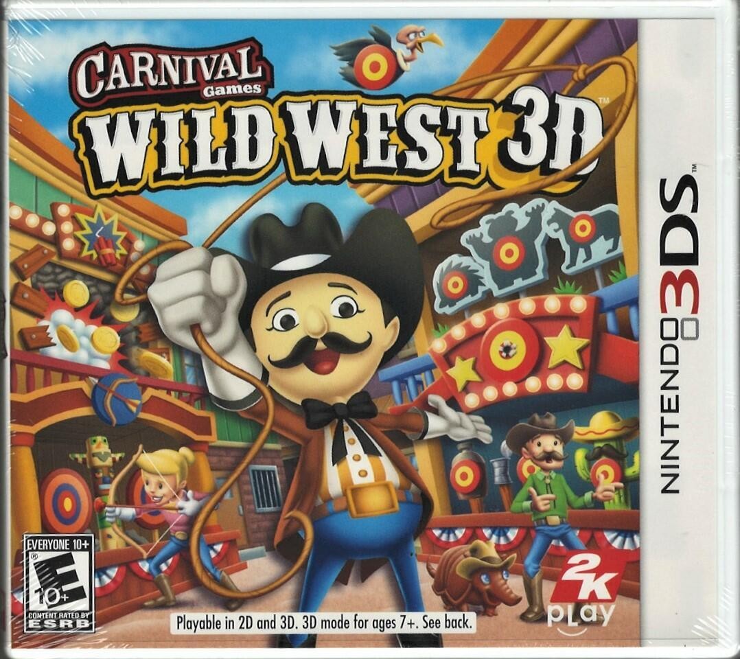 Carnival Games: Wild West 3DS (Brand New Factory Sealed US Version) nintendo_3ds 北米版 3DS ニンテンドー3DS 海外版ソフト
